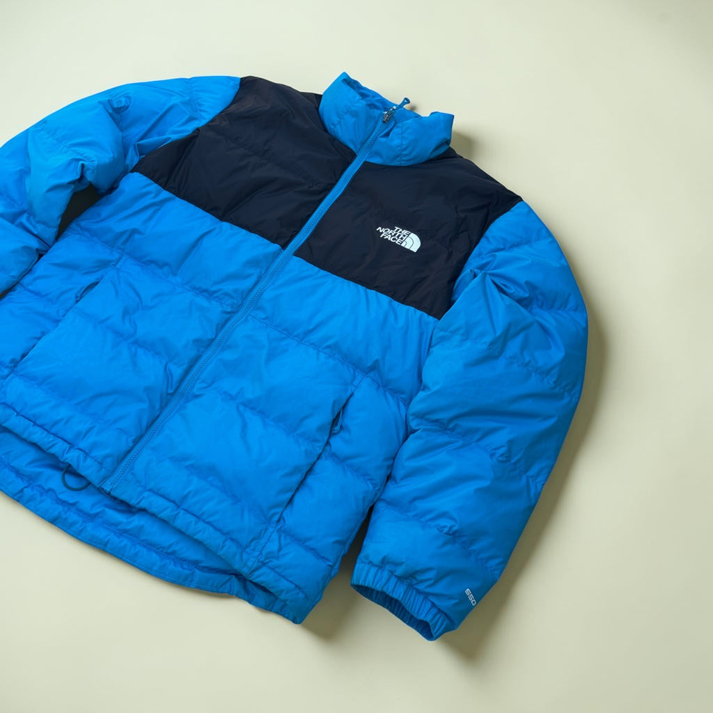 Doudoune The North Face 1996 Nuptse 550 – Bleu et noir – L – Mixte — photo complémentaire 2