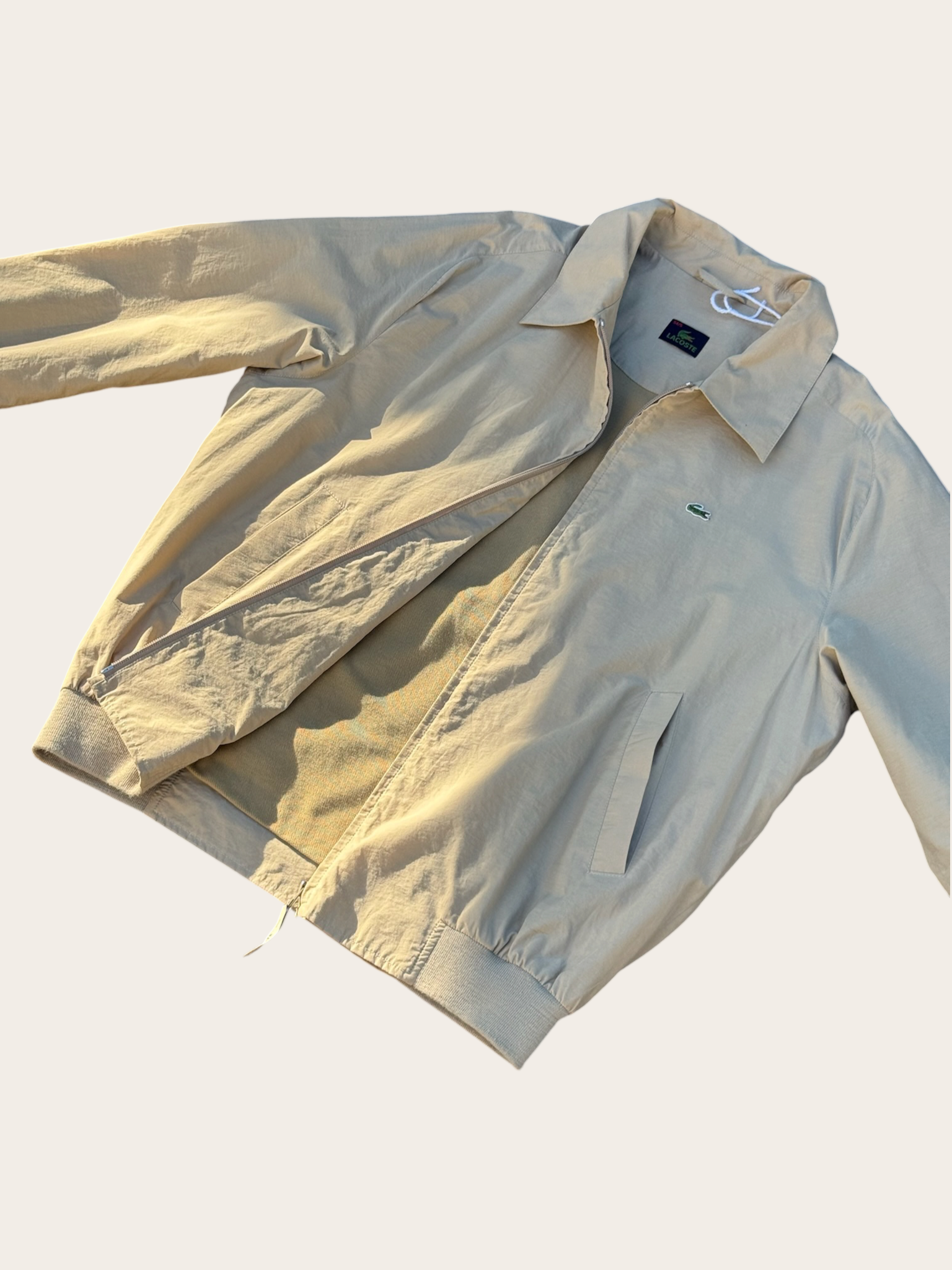 Veste Lacoste Harrington – Beige – 54/5 – Mixte – Vintage — vue principale