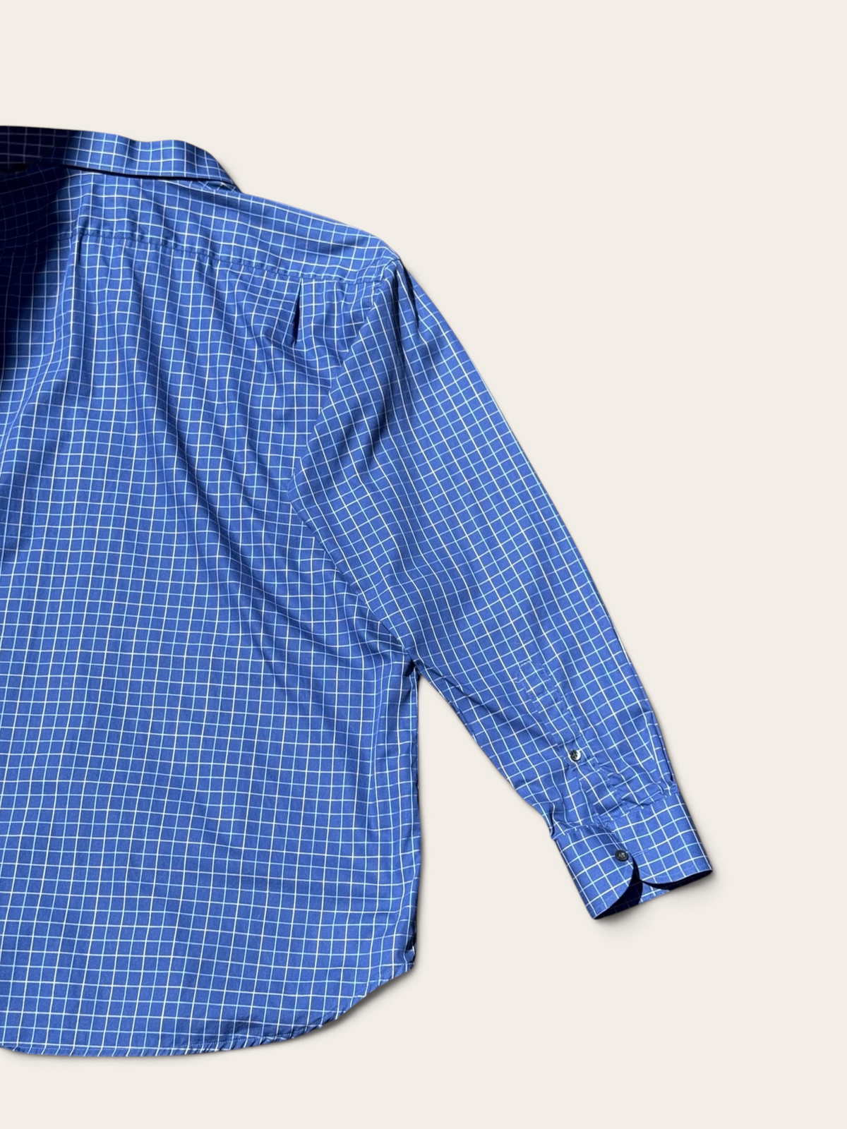Pierre Cardin Checked Shirt – Blue – 16/41-4 – Men's