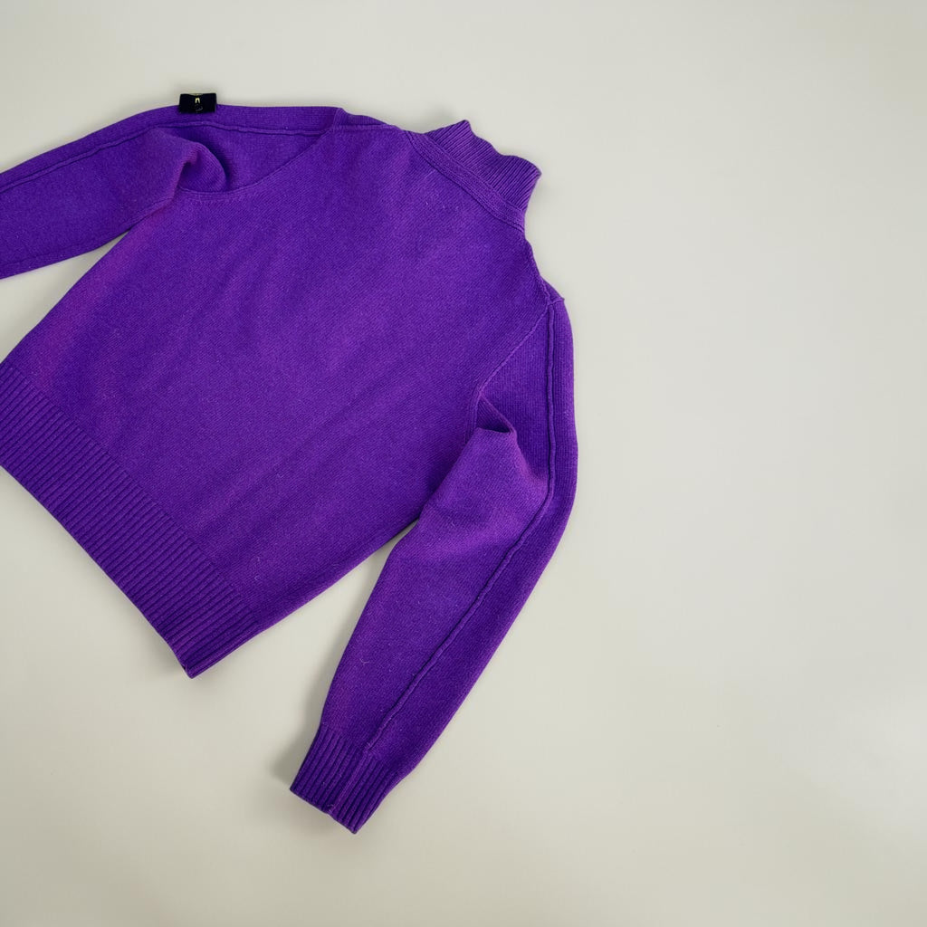 Pull Stone Island col boutonné – Violet – M – Mixte — photo complémentaire 6