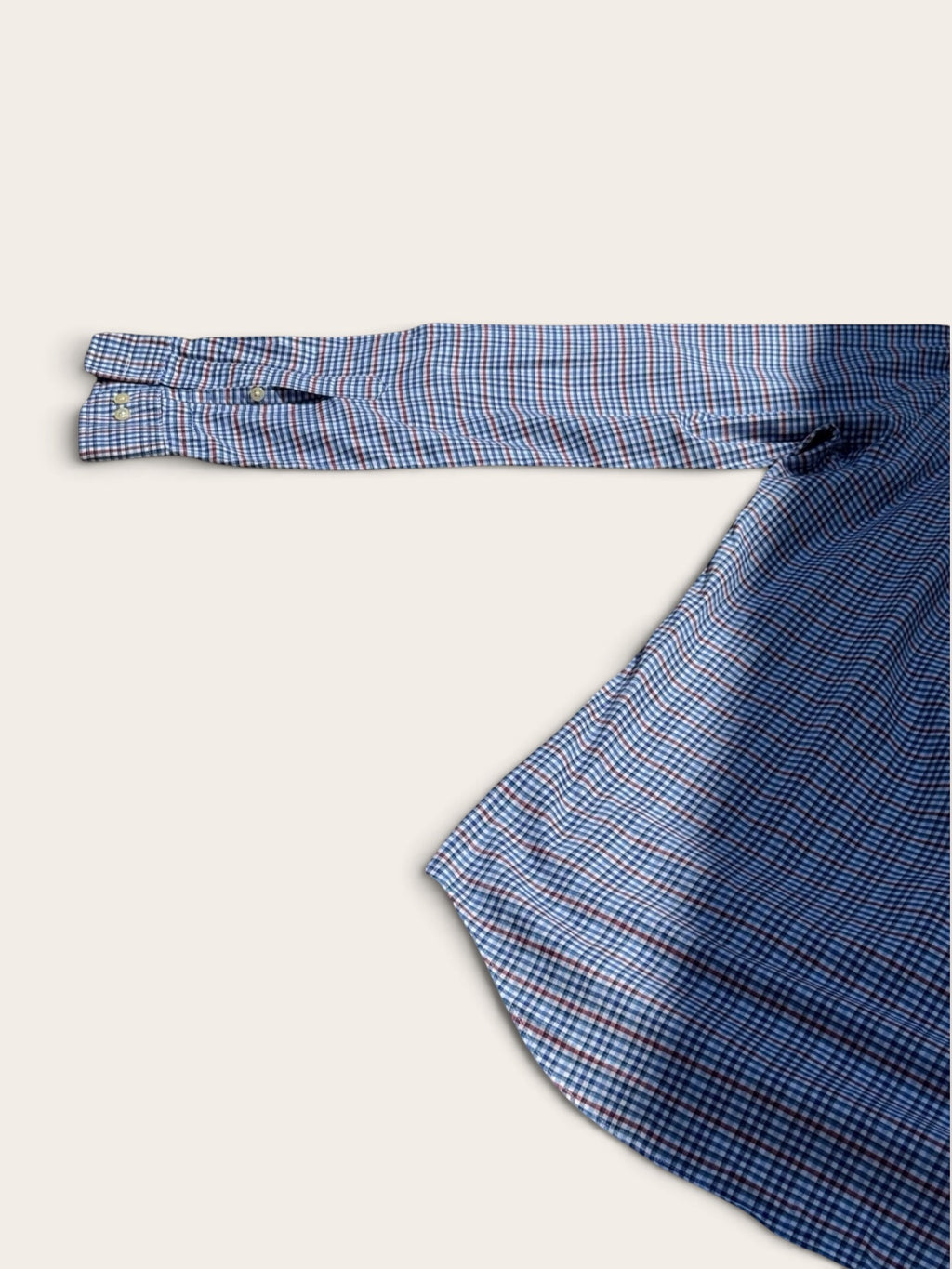 Ralph Lauren Check Shirt – Blue, White and Red – L – Unisex
