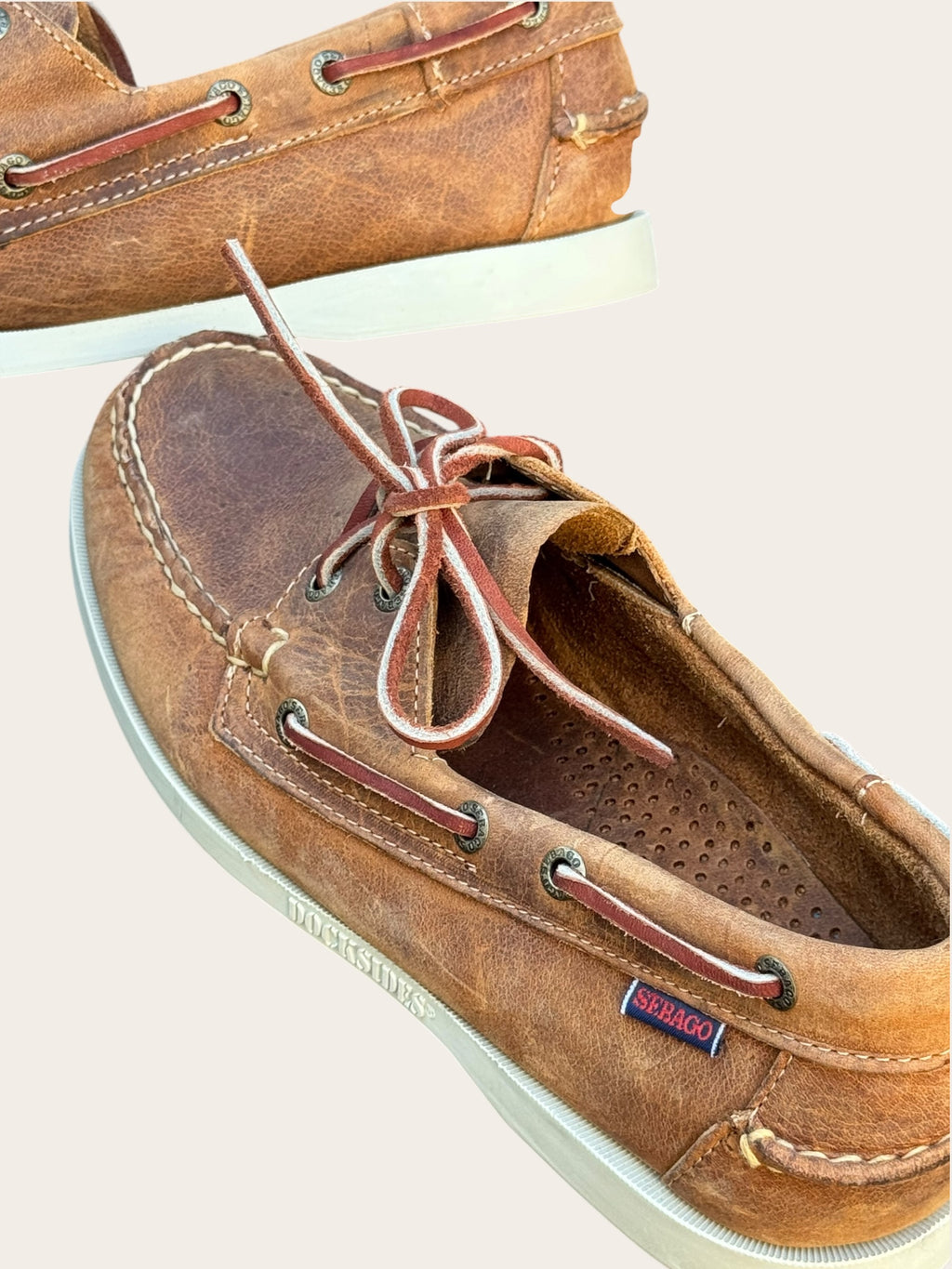 Chaussures bateau Sebago – Camel – T.40 – Homme — photo complémentaire 3