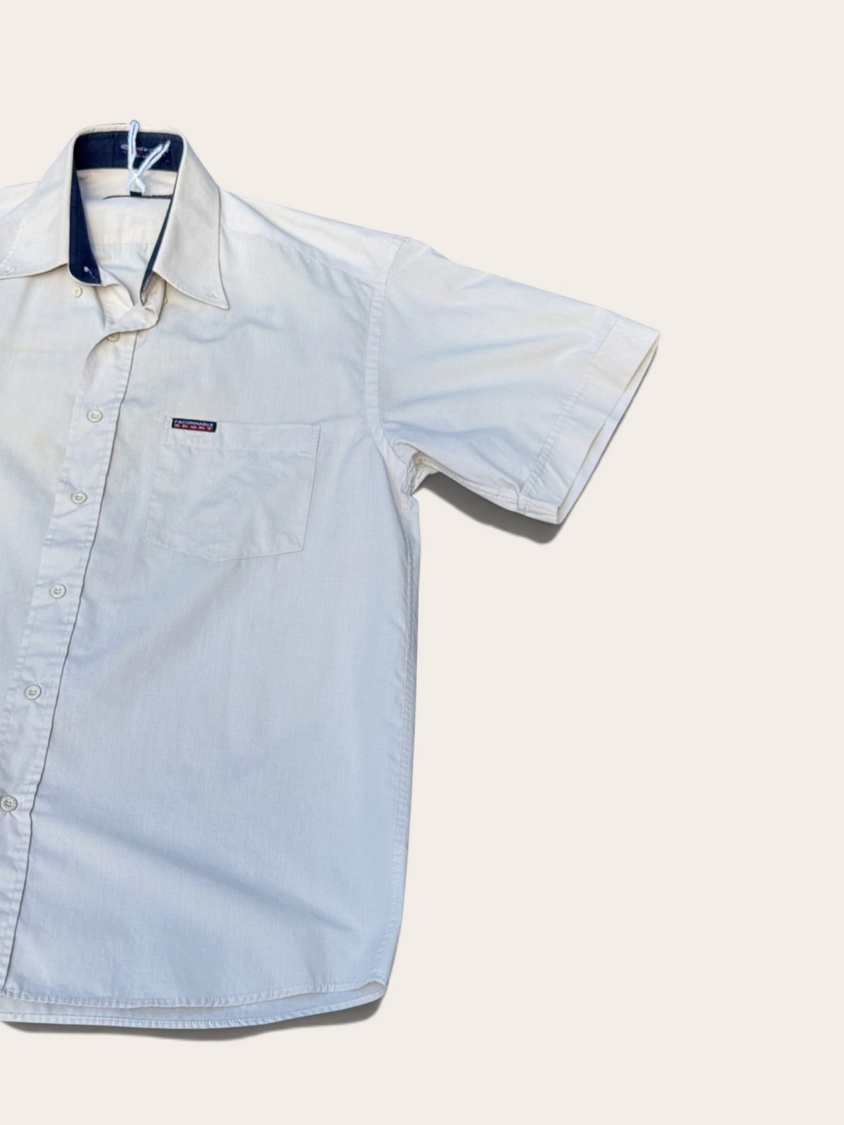 Façonnable Sport Short-Sleeve Shirt – Beige – M – Men's