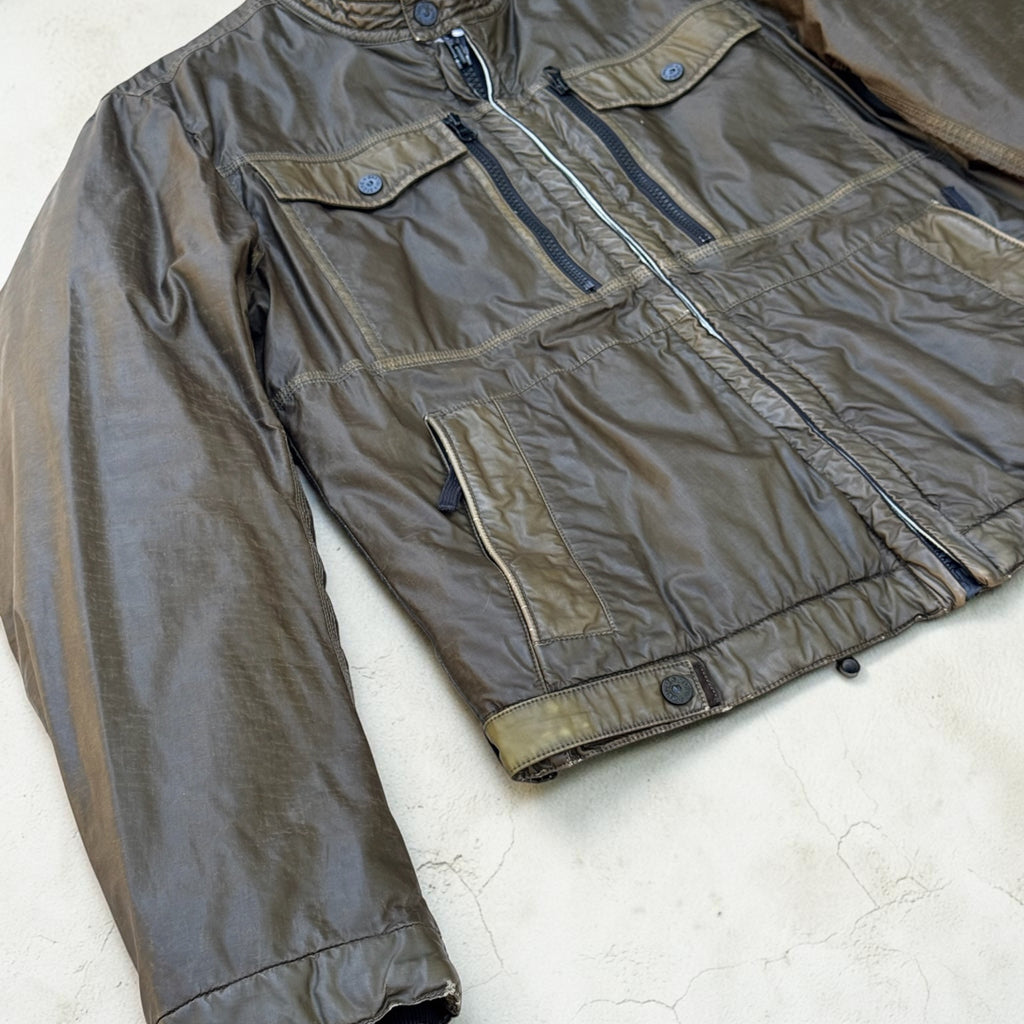 Veste Stone Island Utility Jacket – Olive métallisé – L – Mixte — photo complémentaire 2