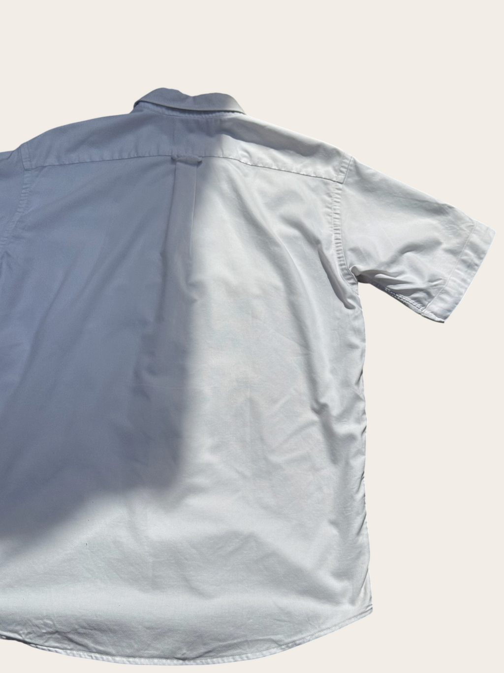 Lacoste short-sleeve shirt white size 39 men's – view 5
