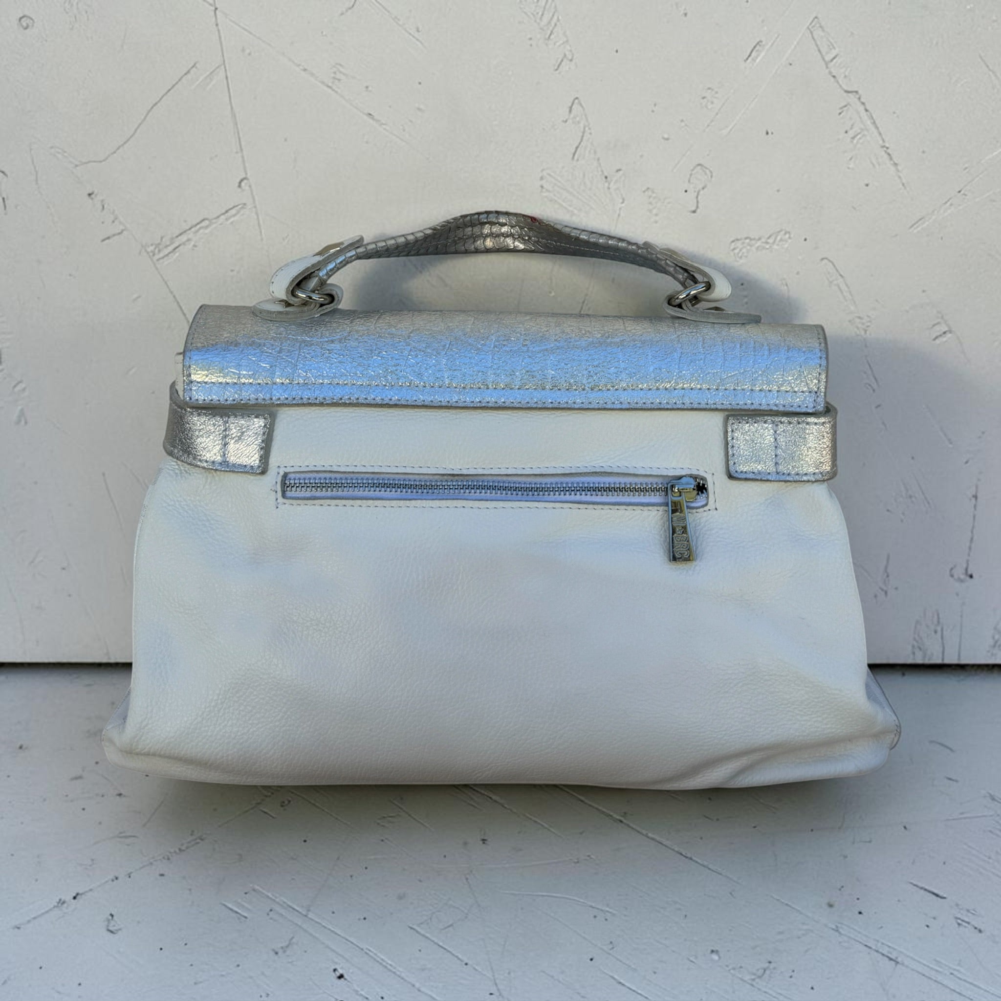 Sac M★BRC Cuir Argenté Étoiles Femme