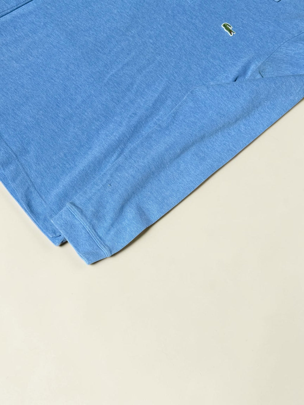 Lacoste Slim Fit long-sleeve polo shirt light blue size XS men's – view 2