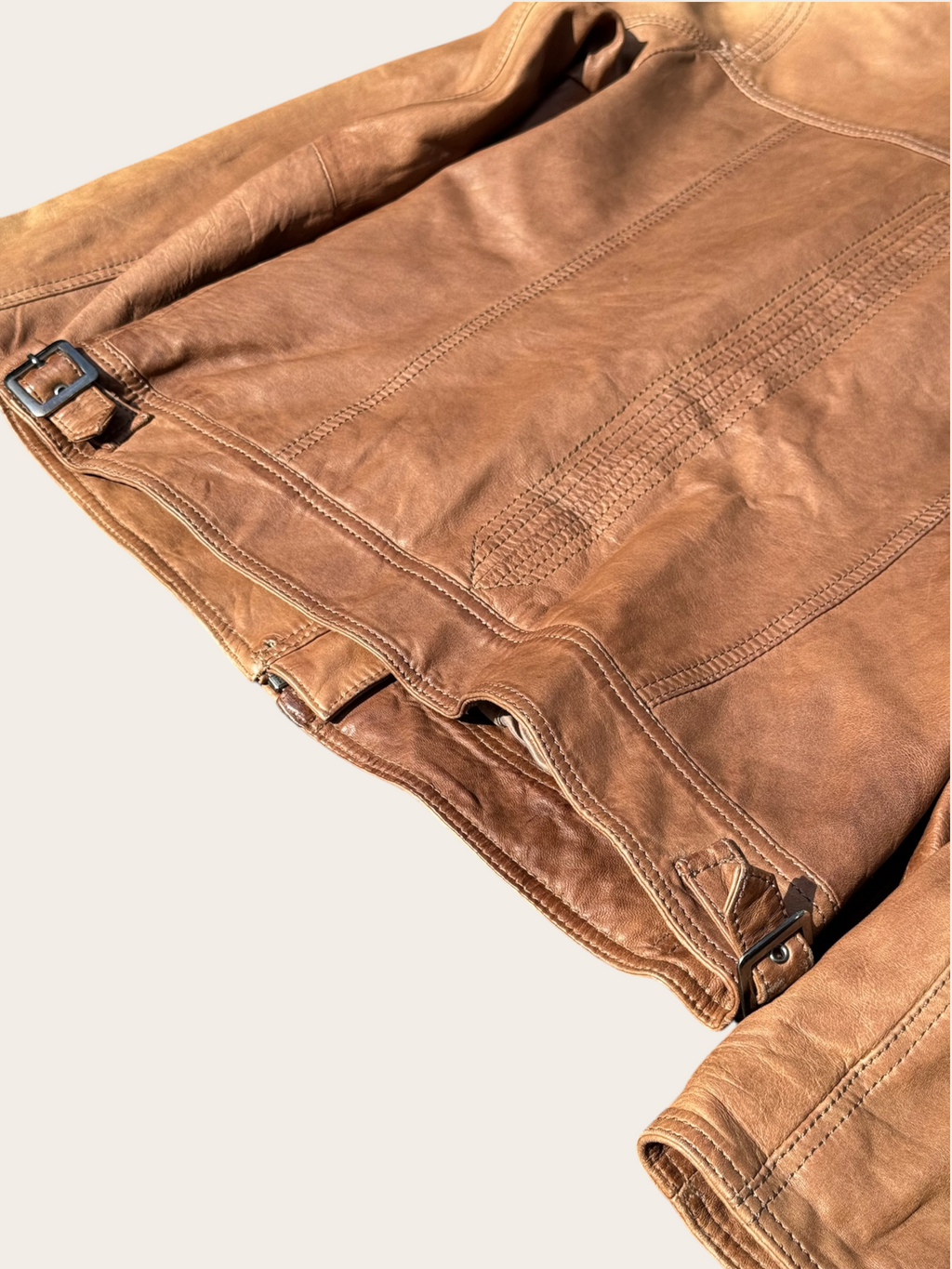 Veste en cuir Oakwood – Marron – M – Femme — photo complémentaire 6