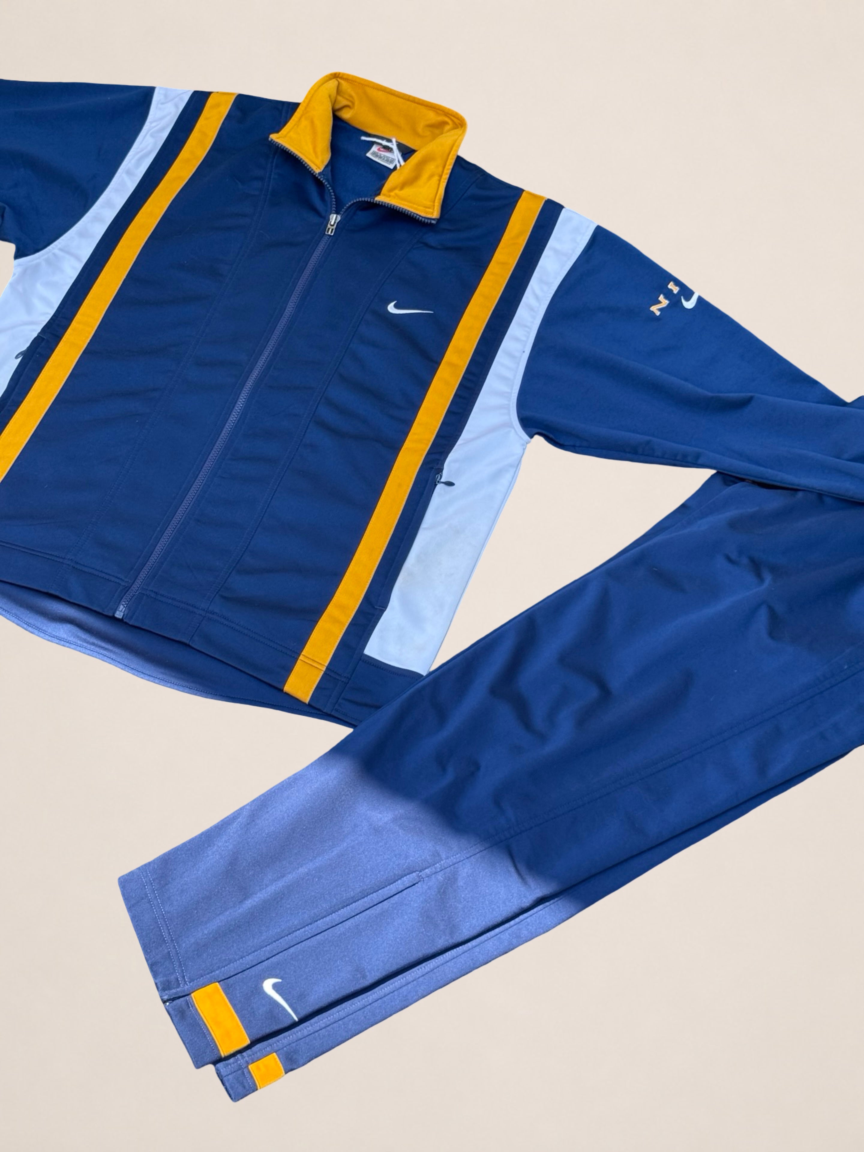 Ensemble de survêtement Nike – Bleu et jaune – M – Mixte – Vintage — vue principale