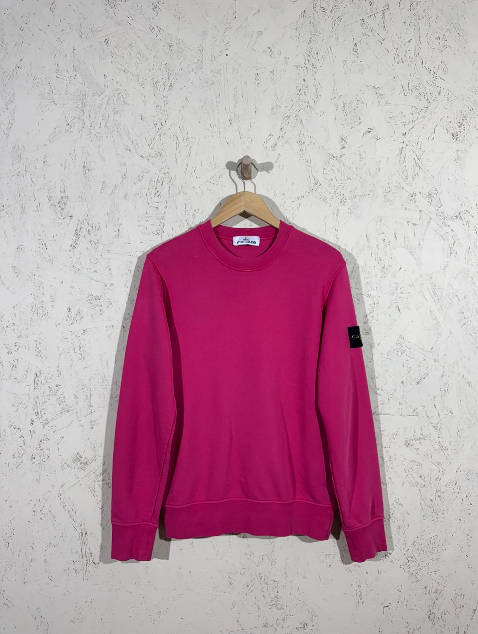 Sweat Stone Island Rose Fuchsia S Mixte