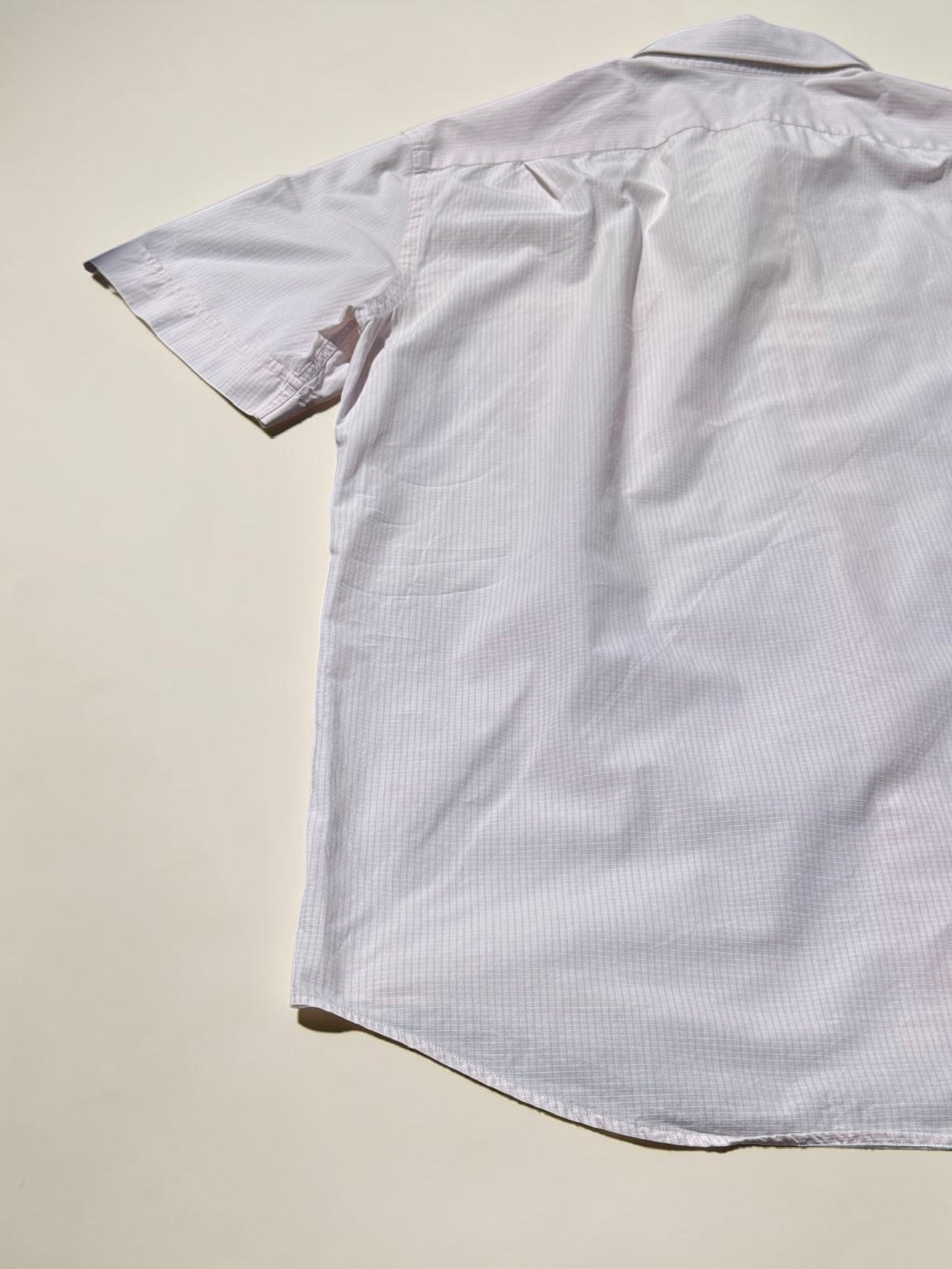 Chemise Lacoste Rose Pâle Carreaux XL Homme Vintage