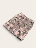 Complices Camouflage Cargo Skirt – Pink and Grey – Size 36 – Women's