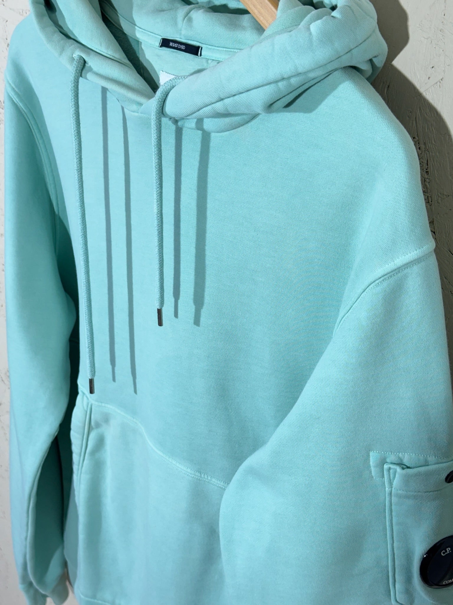 CP Company Hoodie Lens Sleeve Vert d’Eau XL Mixte