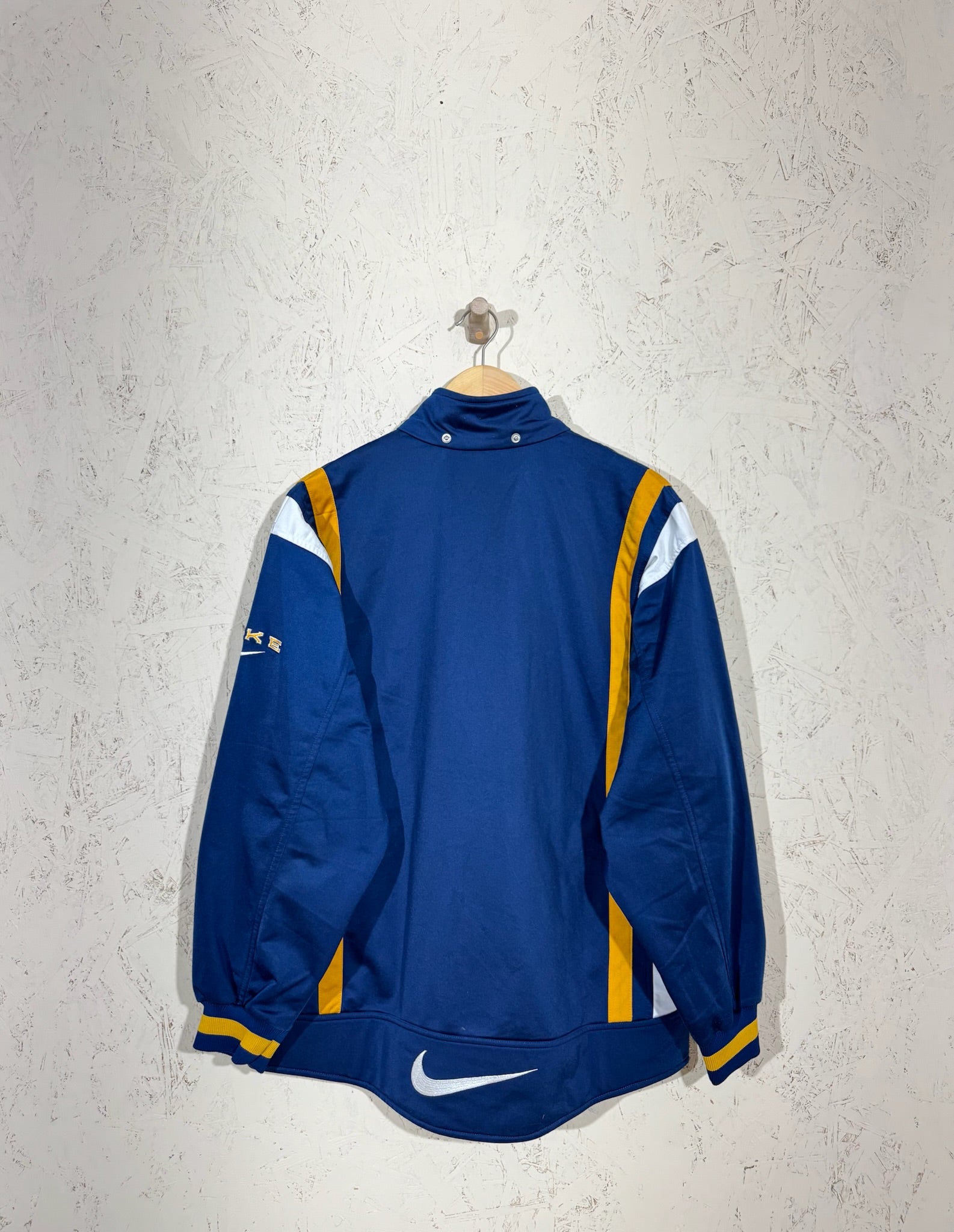 Veste Nike zip bleu/jaune – M – Vintage – Mixte