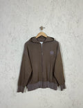 Veste Zippée Sandro Marron à Capuche L Mixte
