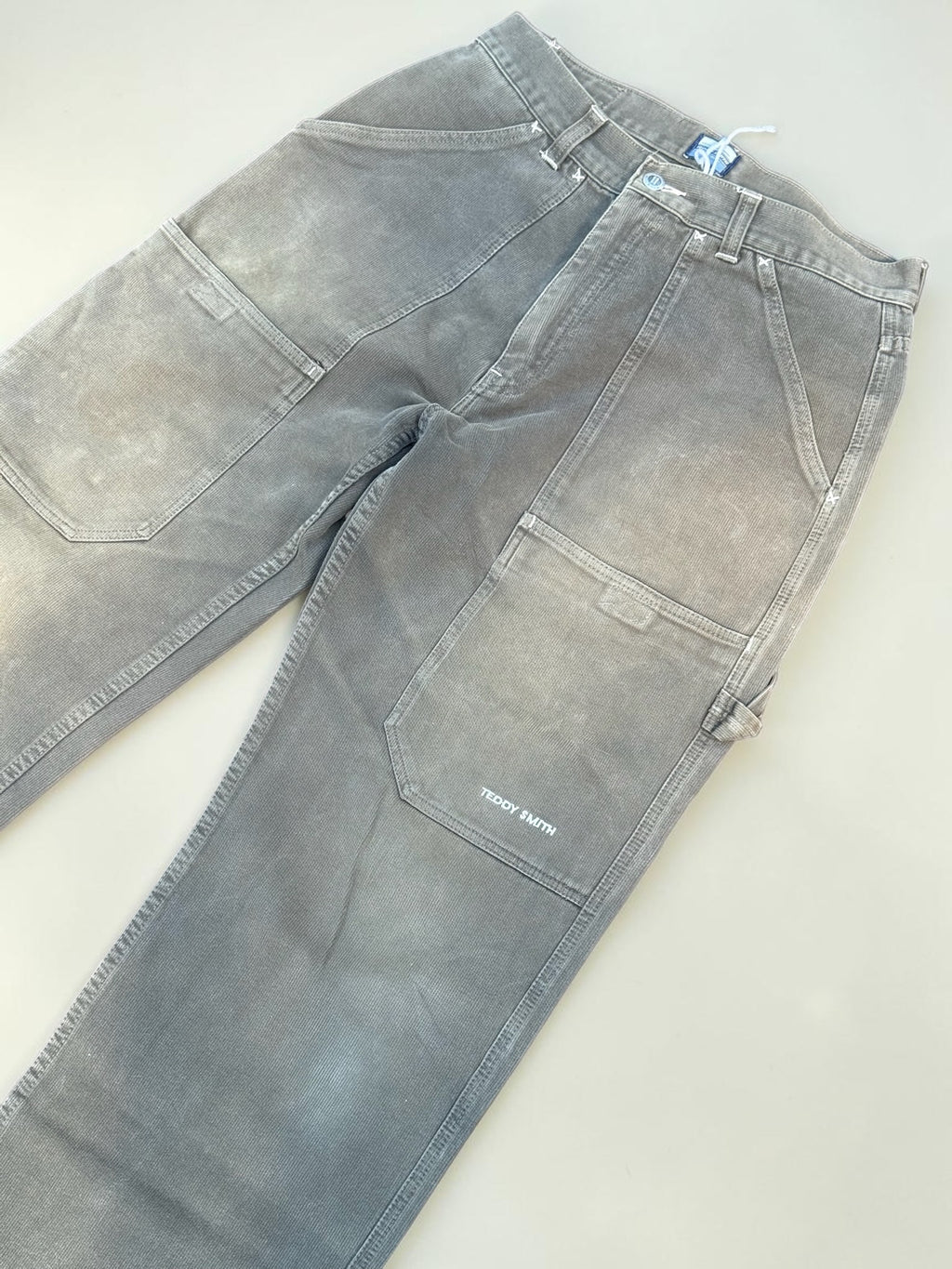 Pantalon cargo Teddy Smith – Kaki – T.33 – Mixte – Vintage — vue principale