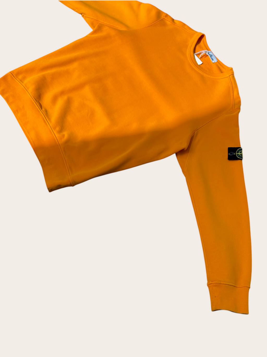 Sweat Stone Island col rond – Orange – XL – Mixte — vue principale
