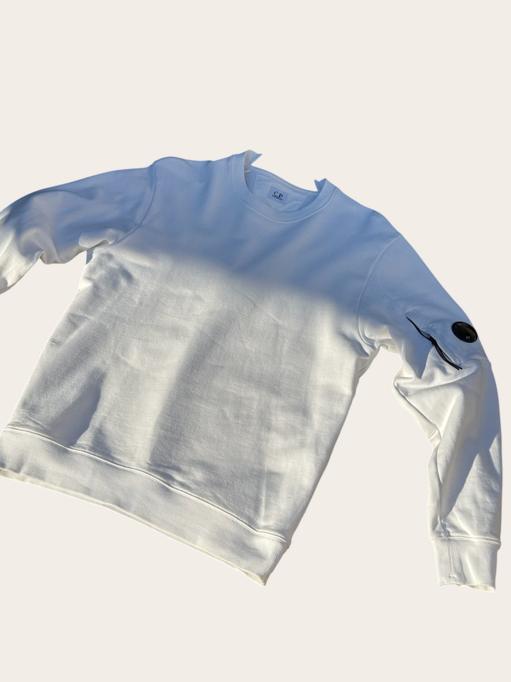 Sweat C.P. Company Lens – Blanc – M – Mixte — vue principale