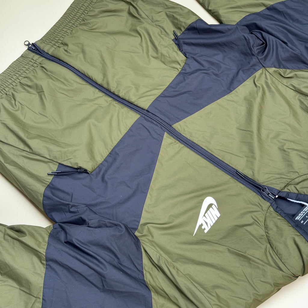 Veste coupe-vent Nike – Vert olive et noir – S – Mixte — photo complémentaire 3