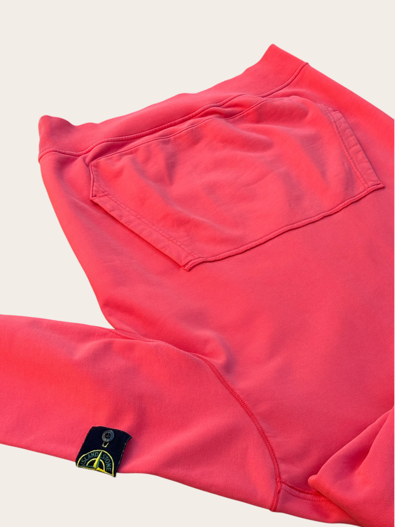 Sweat à capuche Stone Island Garment Dyed – Rouge – XL – Mixte — photo complémentaire 3