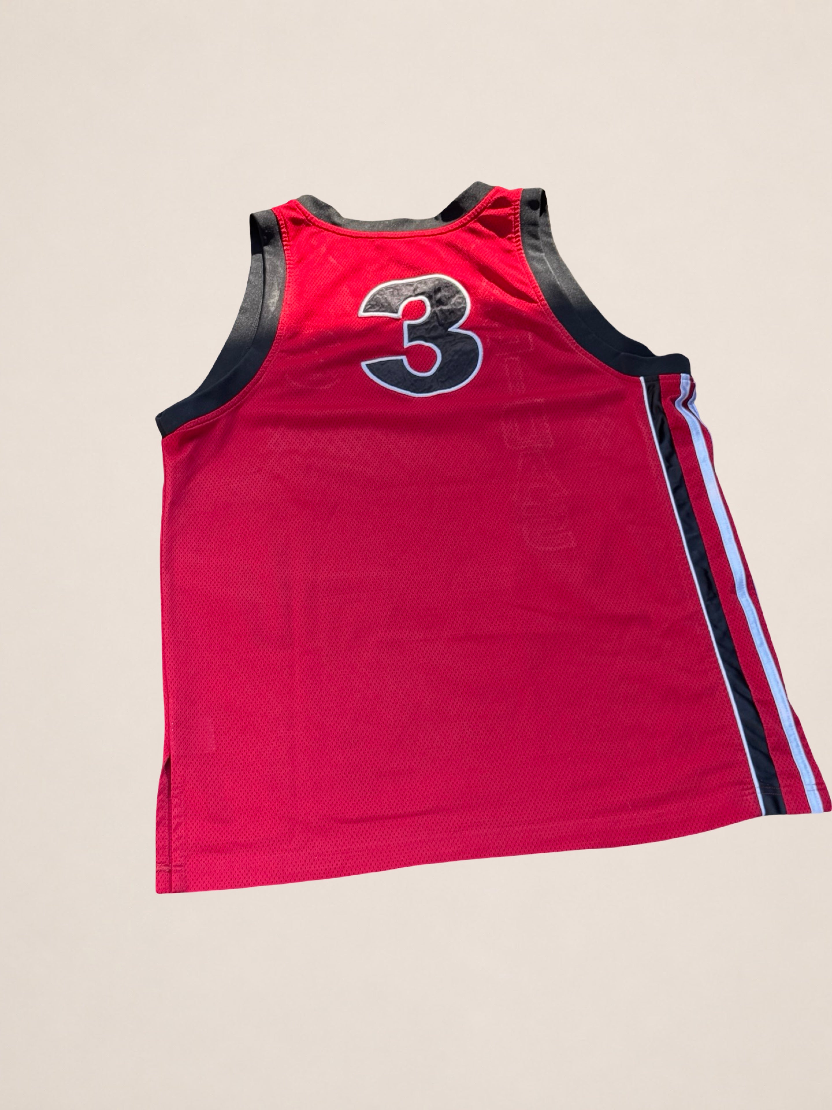 Vintage Adidas number 3 basketball jersey red size L unisex – view 4