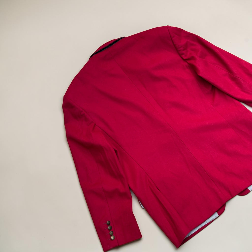 Blazer Yves Saint Laurent – Rouge – XL – Mixte – Vintage — photo complémentaire 4