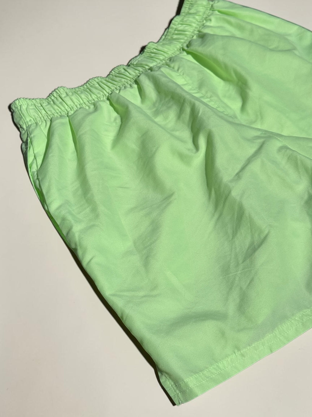 Short de bain Nike – Vert fluo – L – Homme – Vintage — photo complémentaire 5