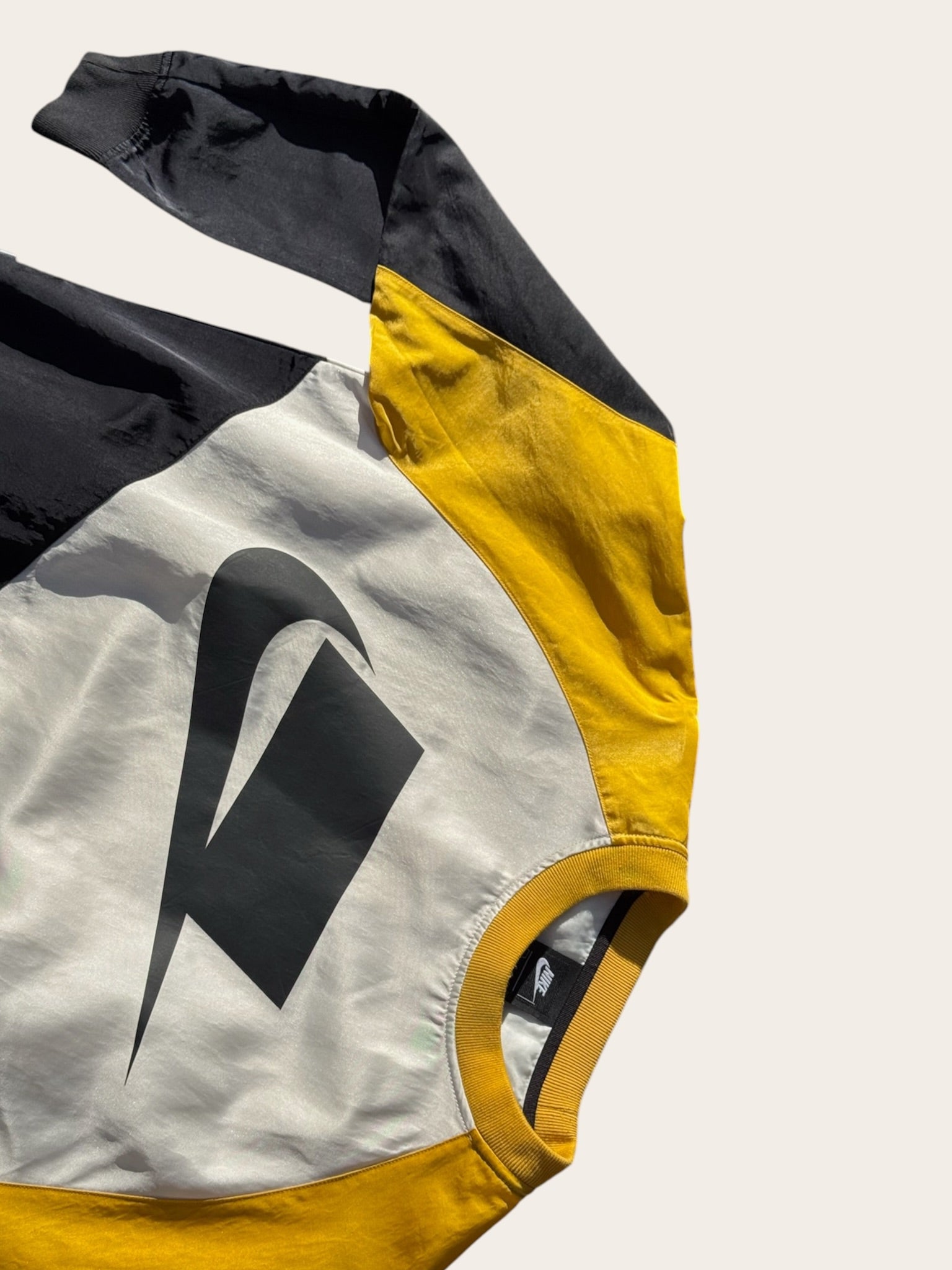 Nike Sportswear NSW Crewneck Jaune Noir Blanc S Homme