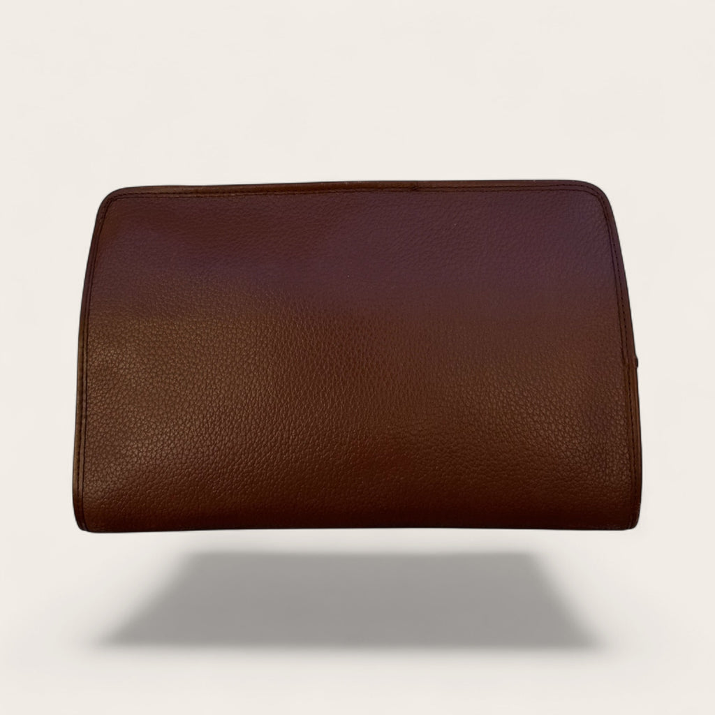 Pochette Burberrys en cuir – Marron – Taille unique – Mixte – Vintage — photo complémentaire 3