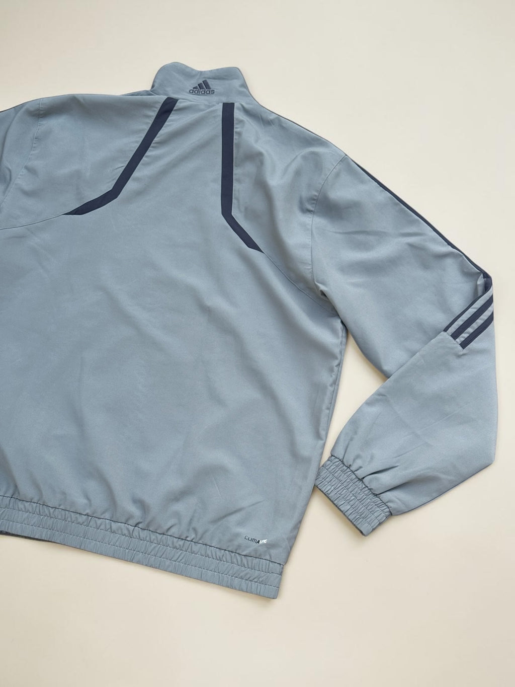 Veste de survêtement Adidas ClimaCool – Grise – L – Mixte – Vintage — photo complémentaire 4