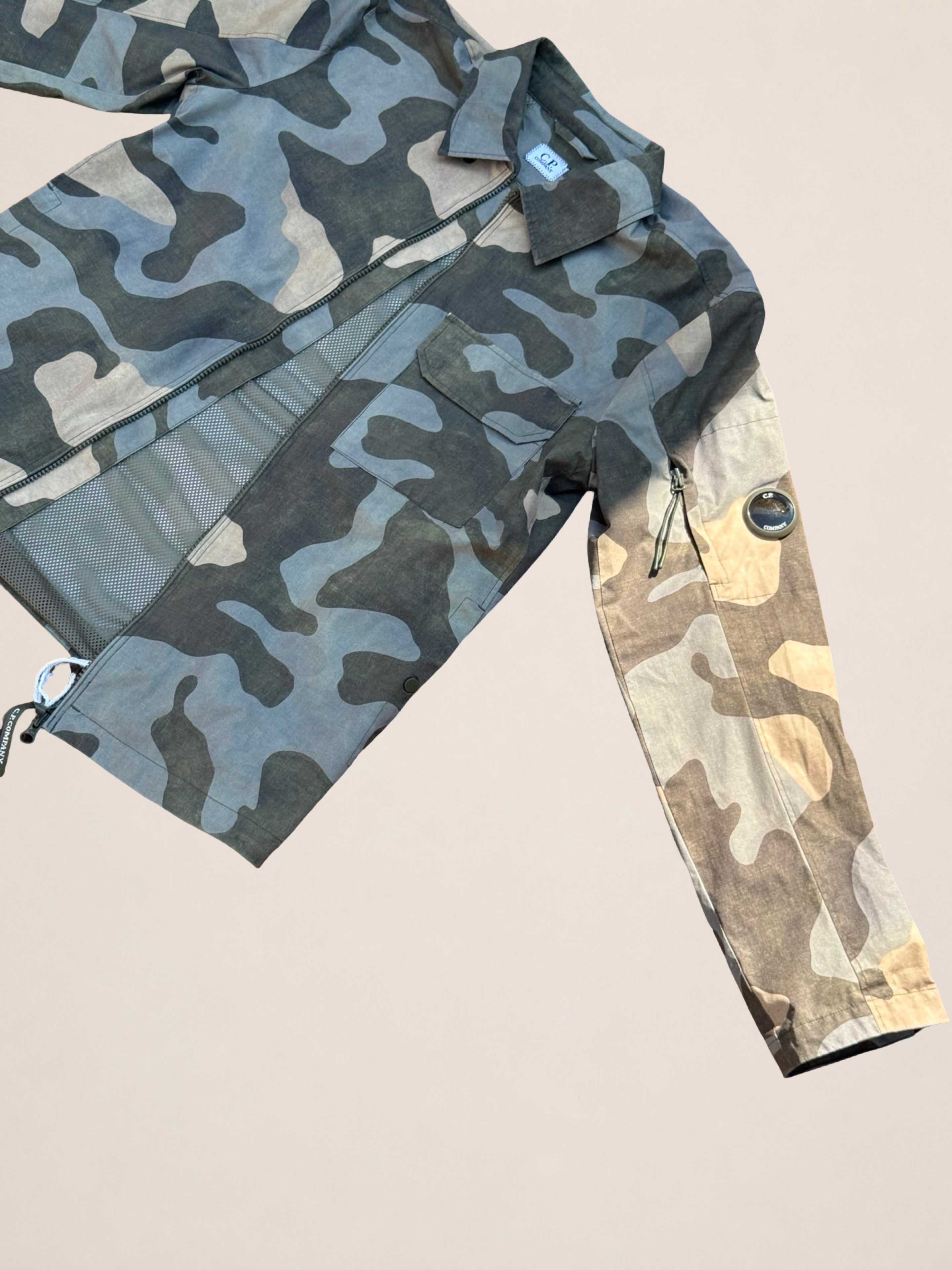 Veste C.P. Company Pro-Tek – Camouflage vert, gris et beige – S – Mixte — photo complémentaire 2