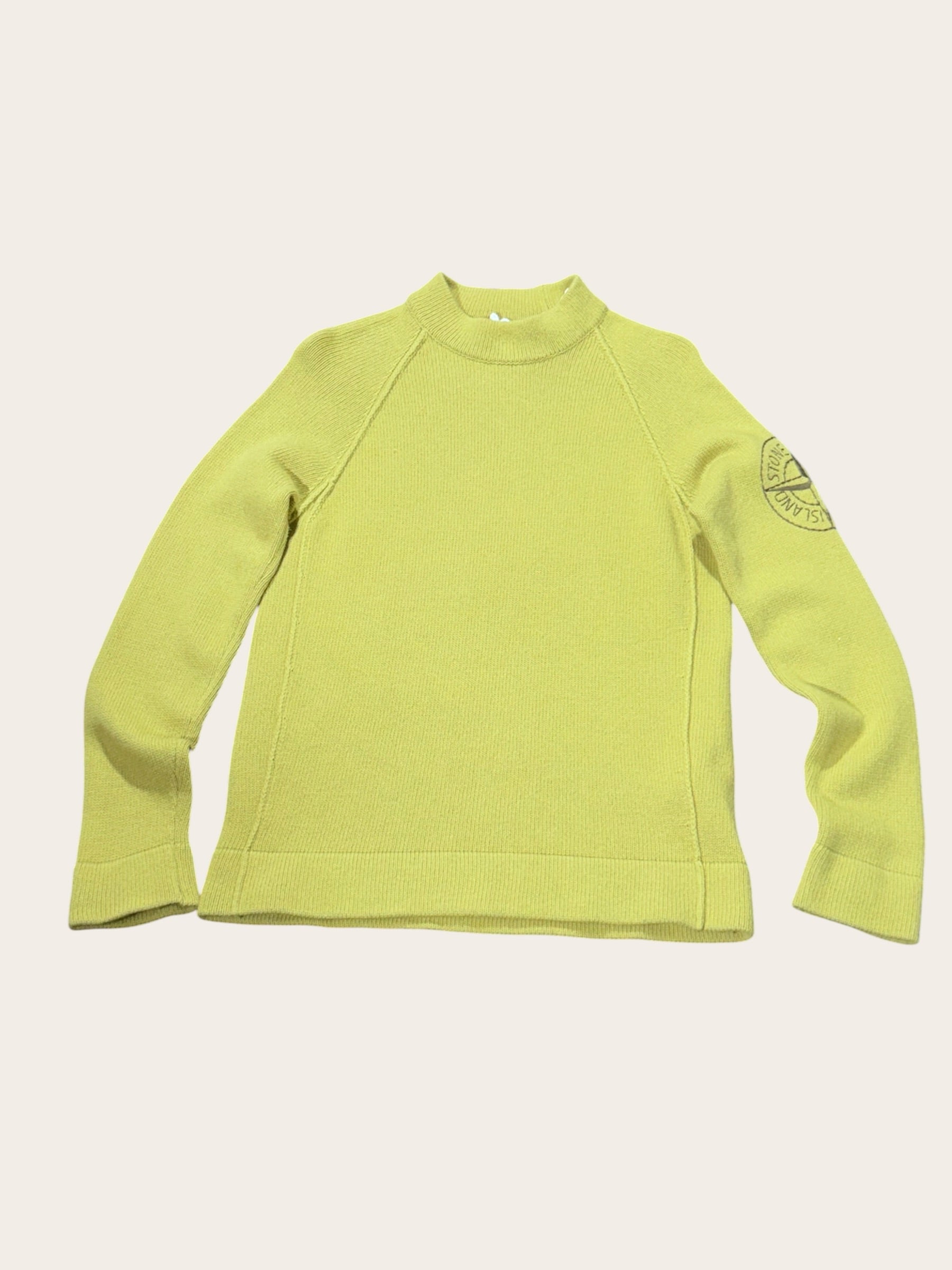 Pull Stone Island – Vert anis – M – Mixte — vue principale