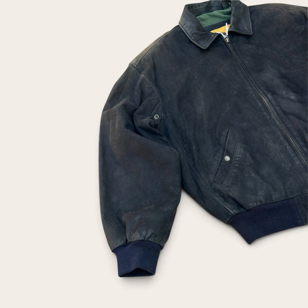 Veste en cuir – Timberland – XL – Mixte – Vintage