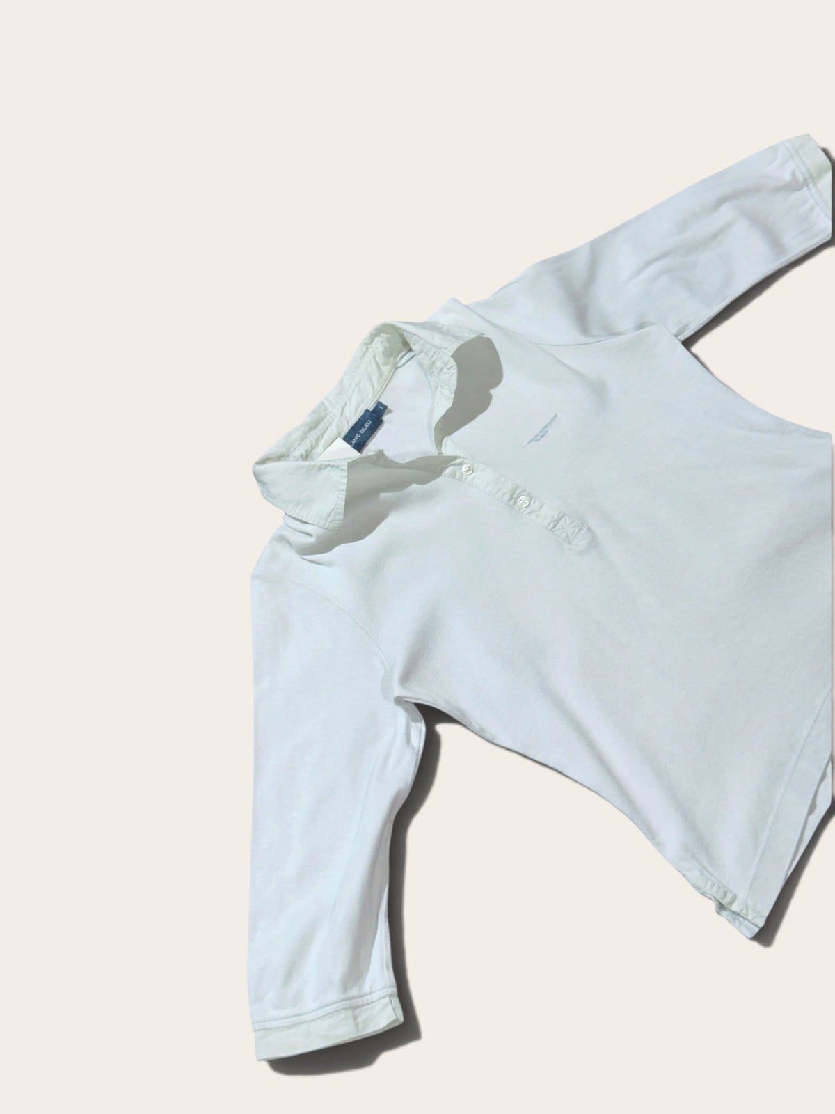 Polo – Blanc Bleu – S – Femme