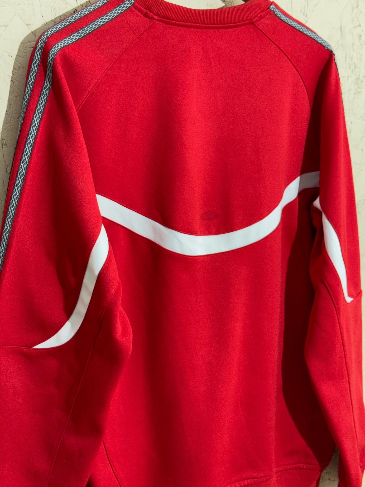 pull Adidas Rouge Training / Sportwear - XL - vintage - mixte