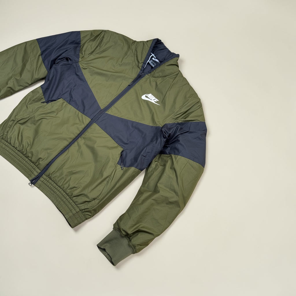 Veste coupe-vent Nike – Vert olive et noir – S – Mixte — photo complémentaire 2