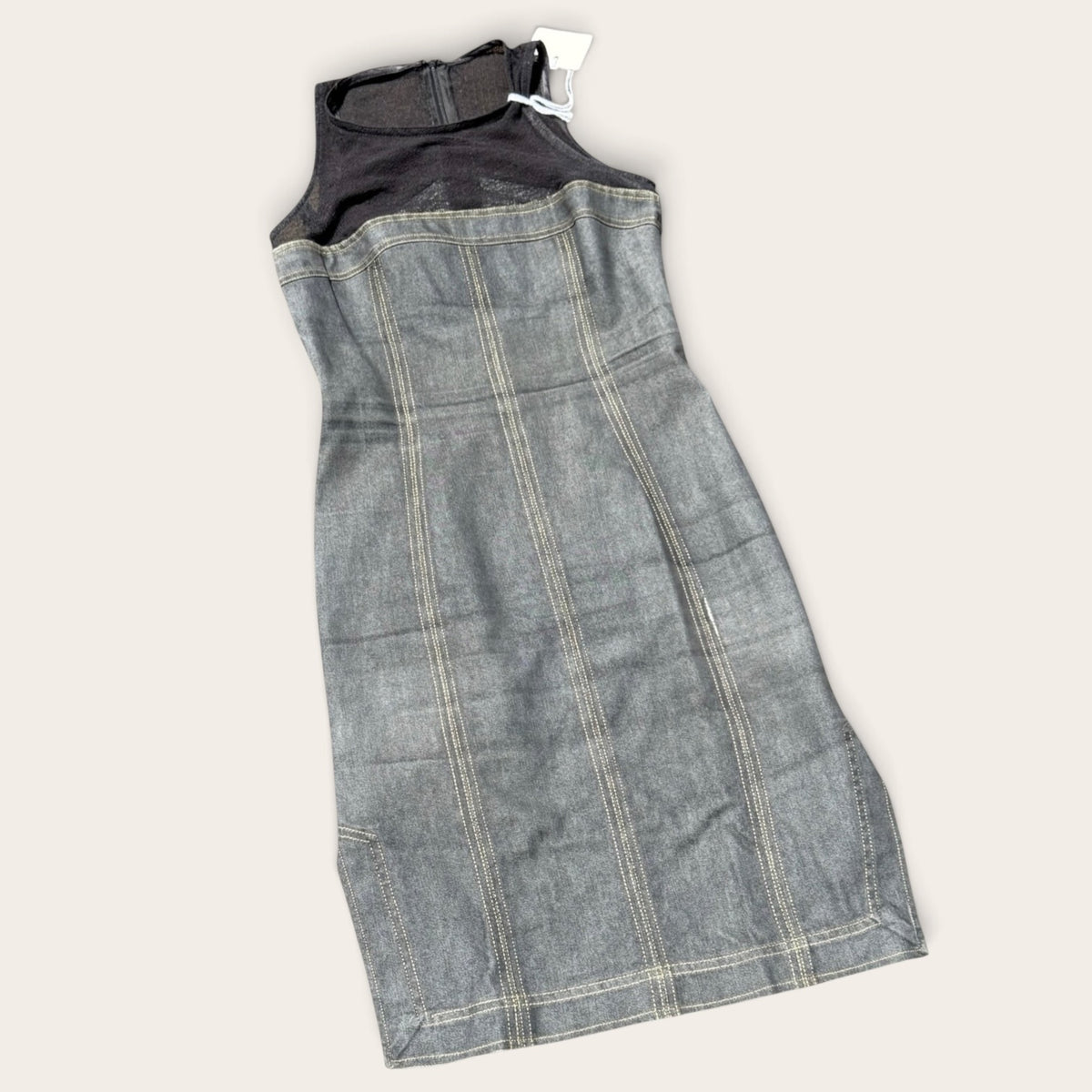 Cop.Copine Denim Dress – Grey – XS/S – Women's – Y2K