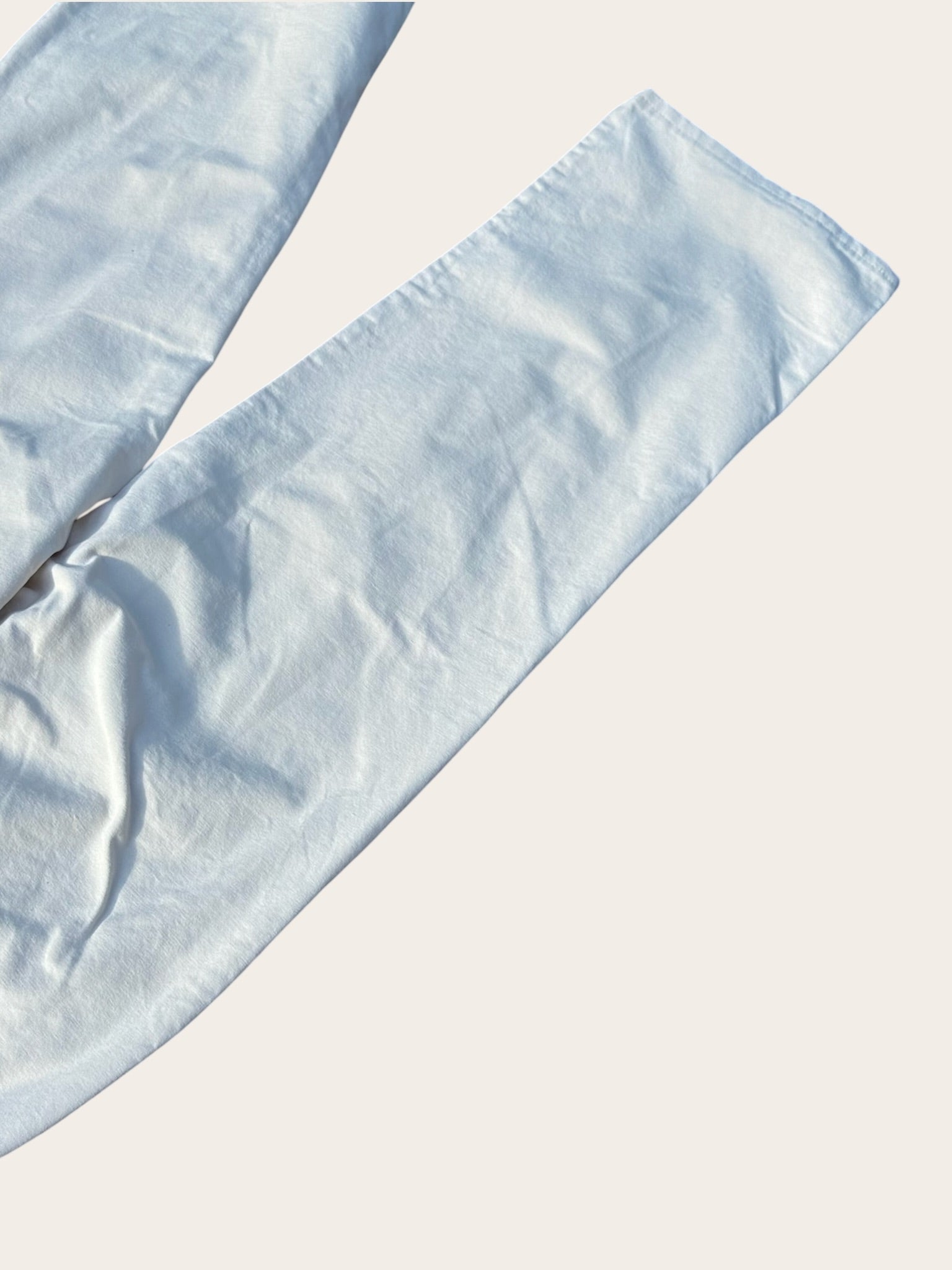 Blanc Bleu Pantalon Marin Blanc 44 Femme Vintage