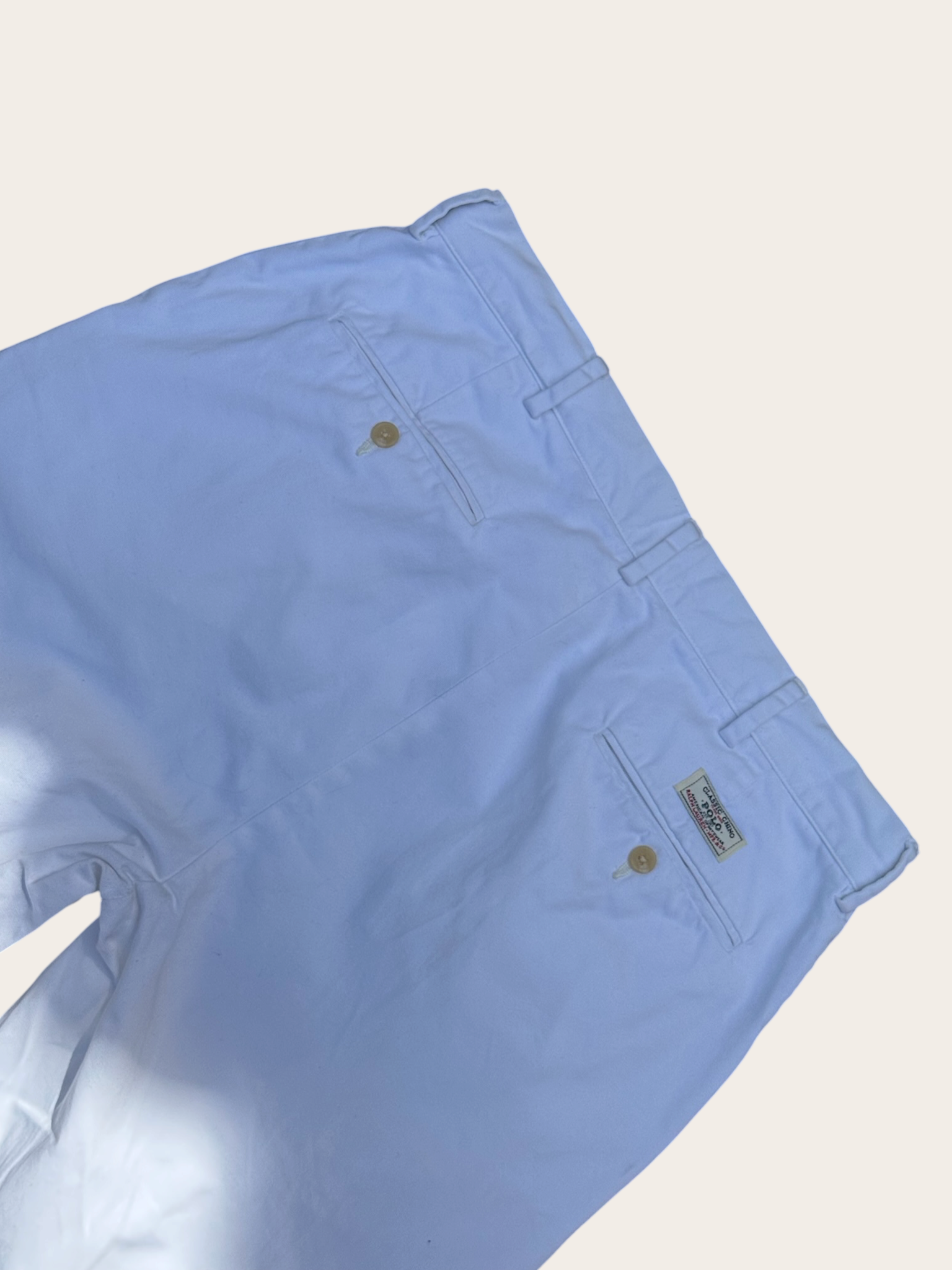 Polo Ralph Lauren Pantalon Blanc 32/30 Homme