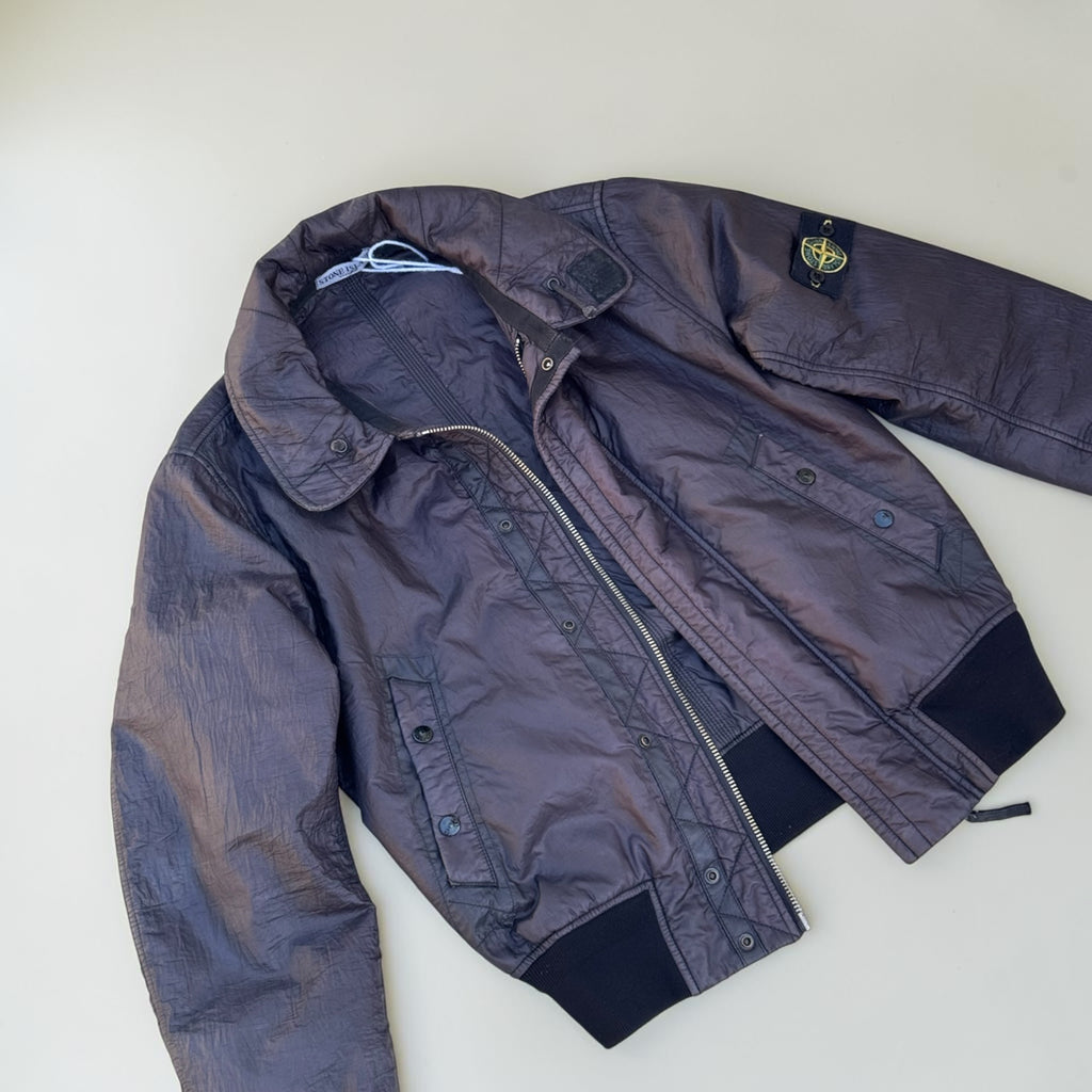 Bomber Stone Island Nylon Metal – Noir – M – Mixte — vue principale