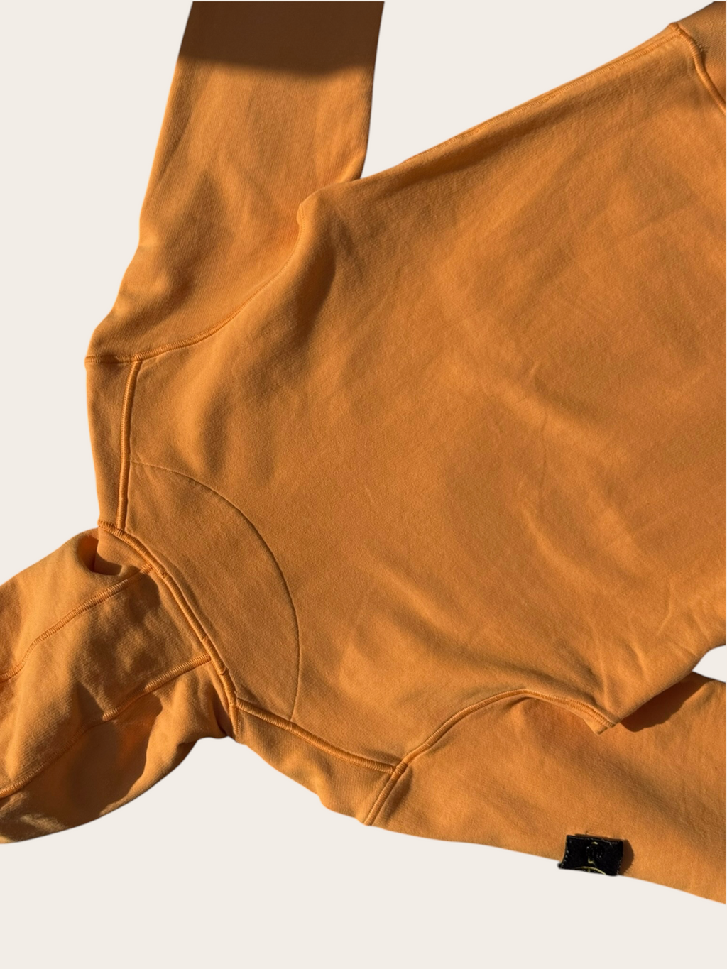 Sweat à capuche Stone Island – Orange pêche – S – Mixte — photo complémentaire 6