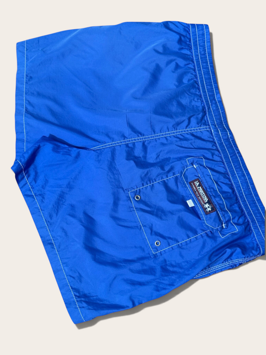 La Martina Swim Shorts – Electric Blue – 3XL – Men's – Y2K