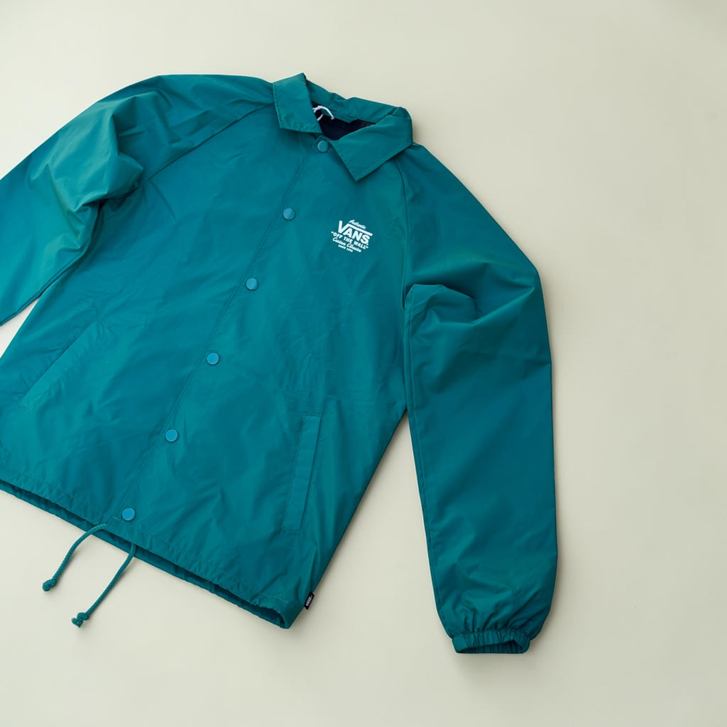 Veste coach Vans – Turquoise – S – Mixte — photo complémentaire 2