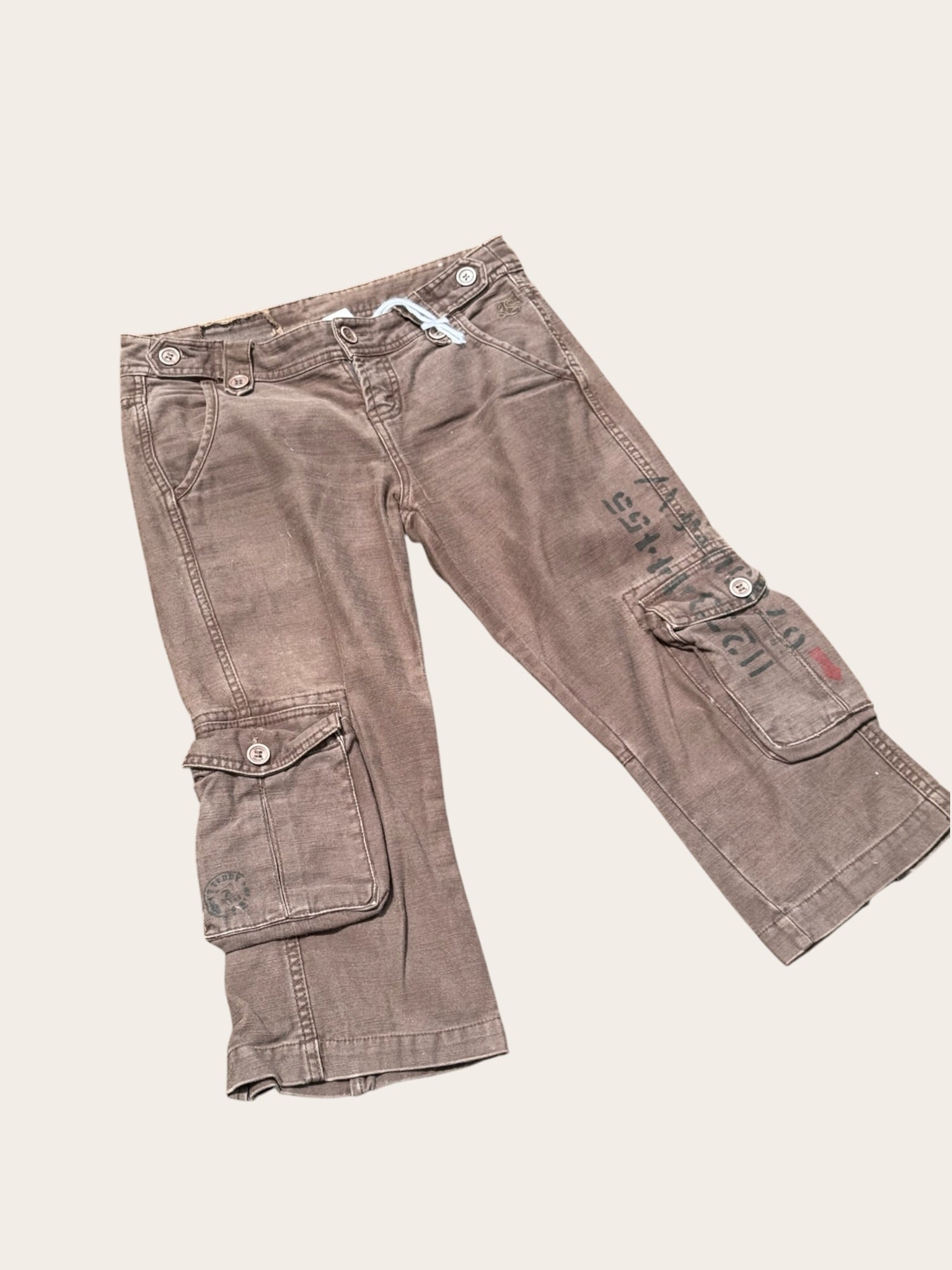 BERMUDA CARGO TEDDY SMITH MARRON W27 FEMME