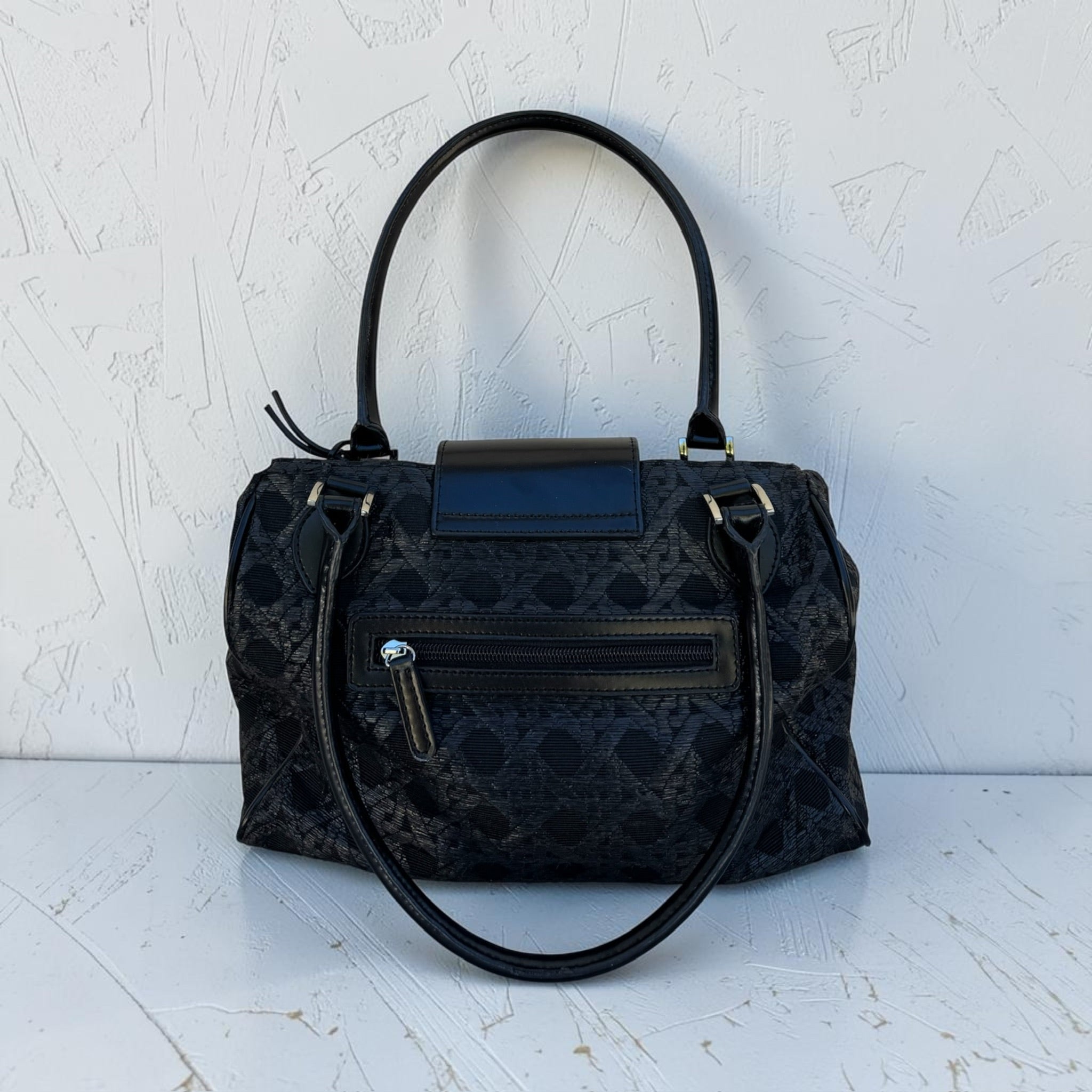 Sac Mac Douglas Jacquard Noir Bowling Femme