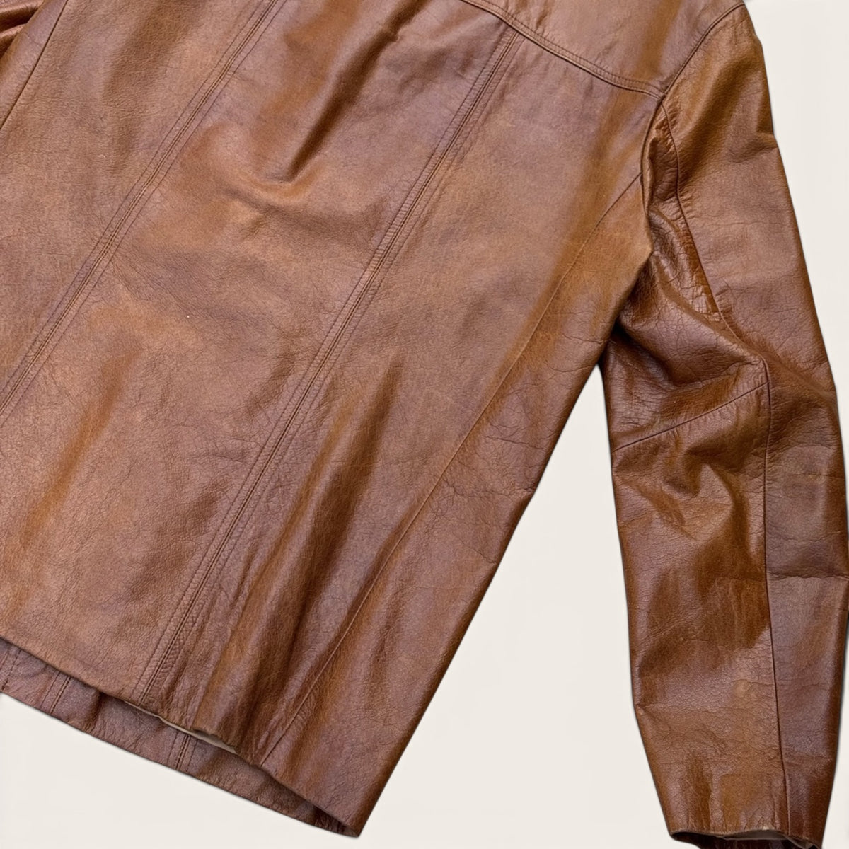 Veste en cuir – Oakwood – XL – Mixte – Vintage