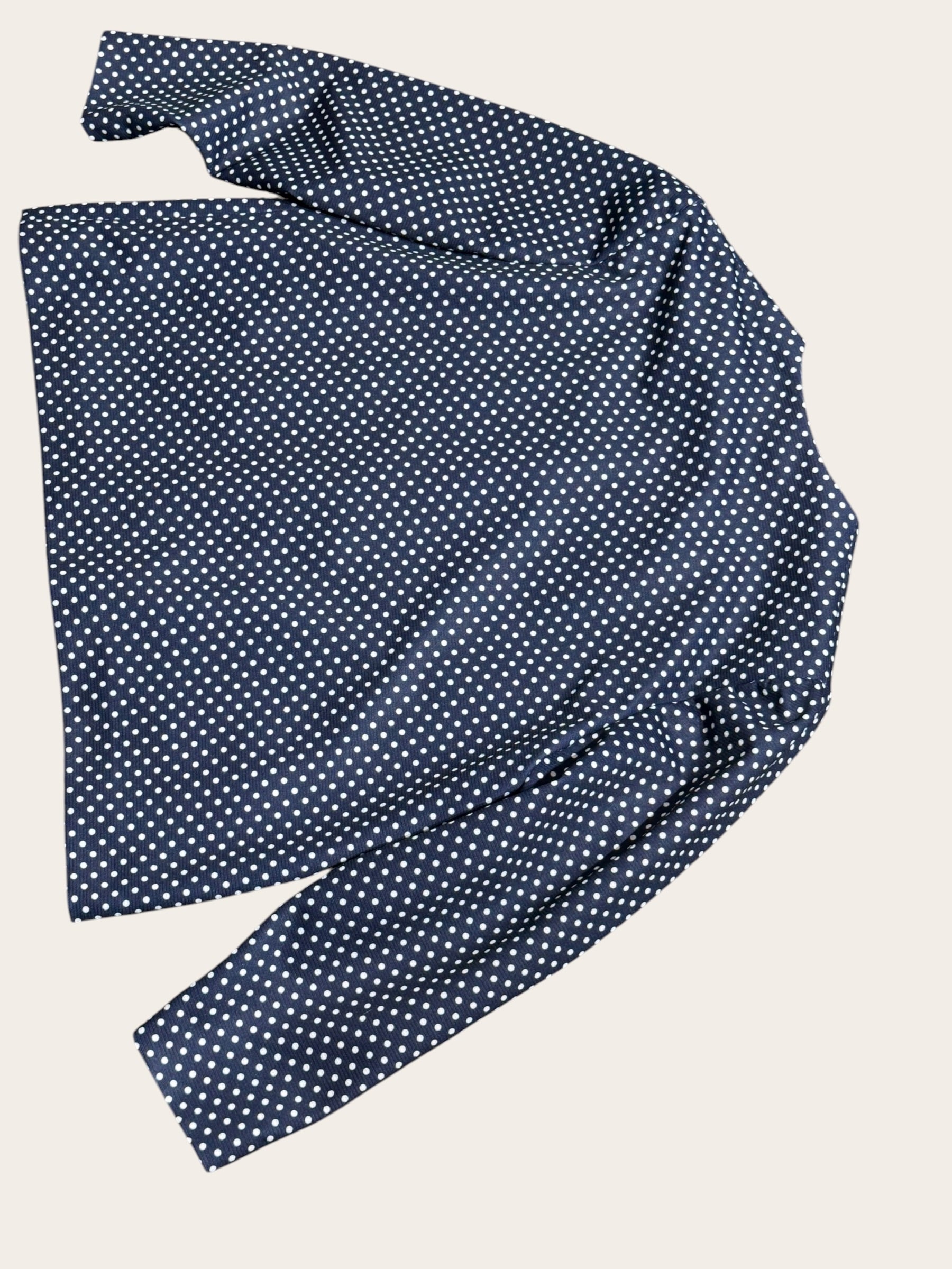 Blazer à pois Marcelle Griffon – Bleu marine et blanc – T.6 – Femme — photo complémentaire 5