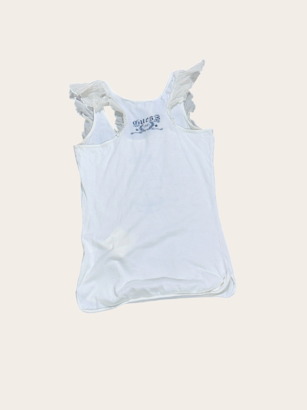 T-shirt Guess – Blanc – XS – Femme — photo complémentaire 3