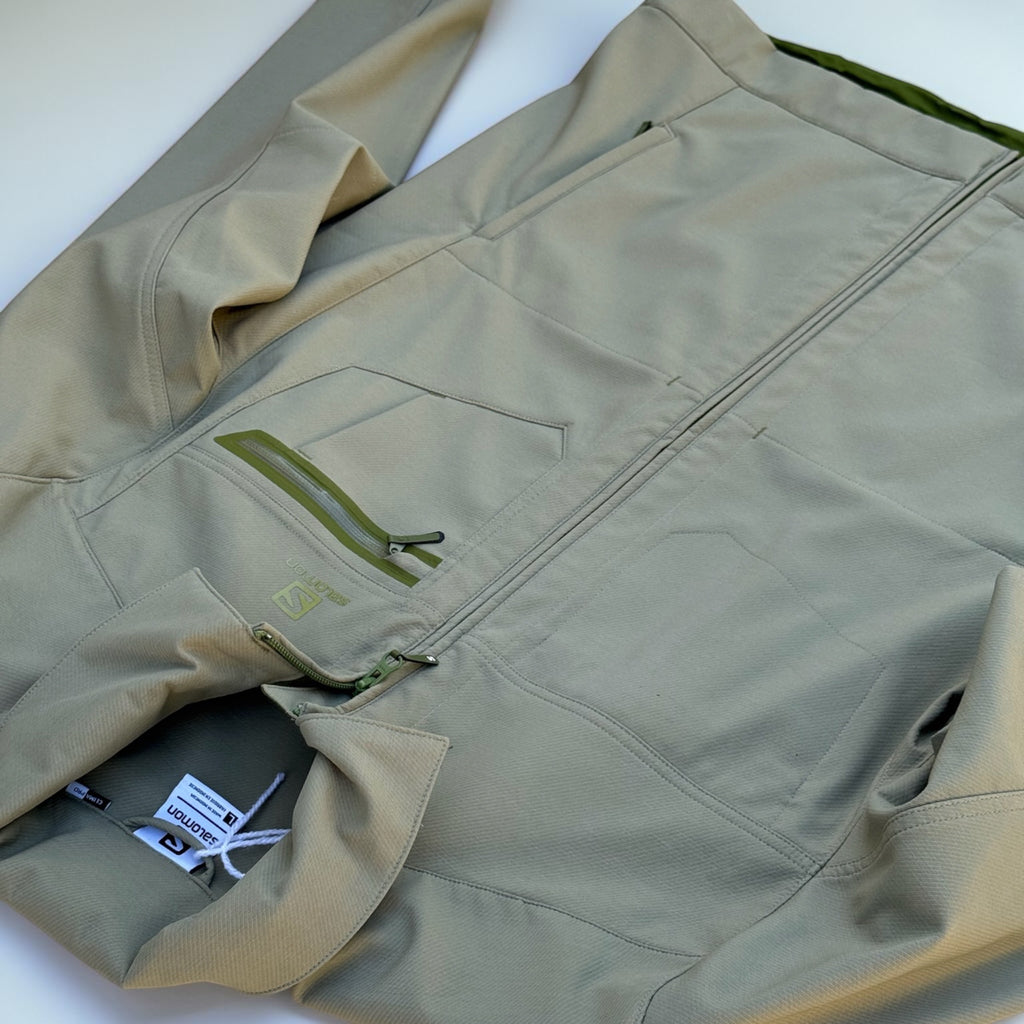 Veste Salomon Clima Pro Softshell – Verte – L – Homme — photo complémentaire 3