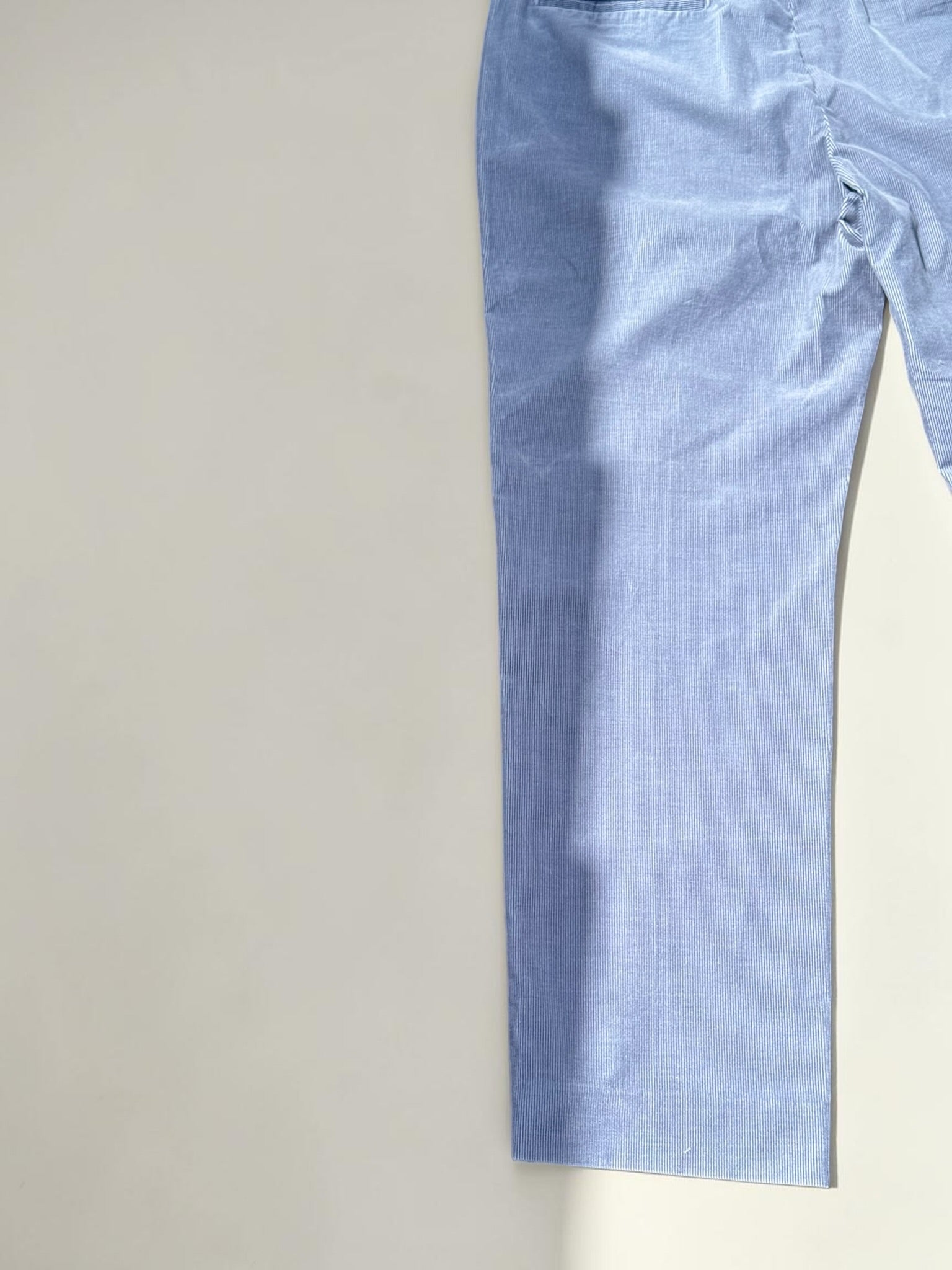 Pantalon Faconnable Bleu Ciel Homme Taille 50 Vintage